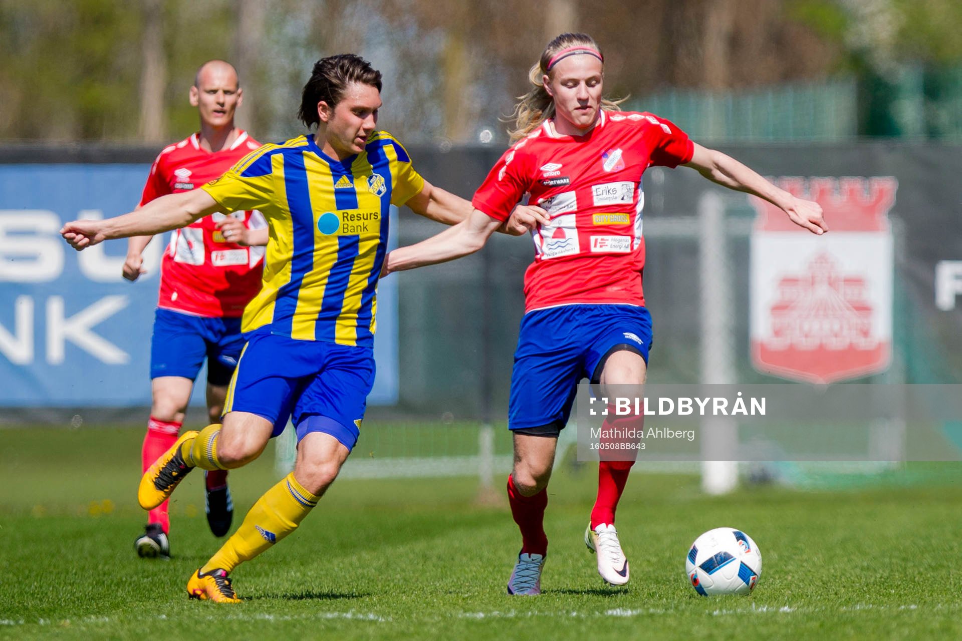 Eskilsminnes Mikael Berglund Bengtsson och Höganäs Oliver