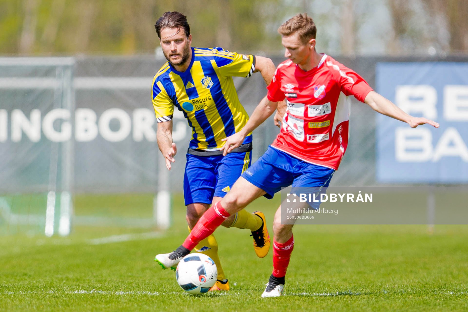 Eskilsminnes Patrik Åström och Höganäs Belvin Licina