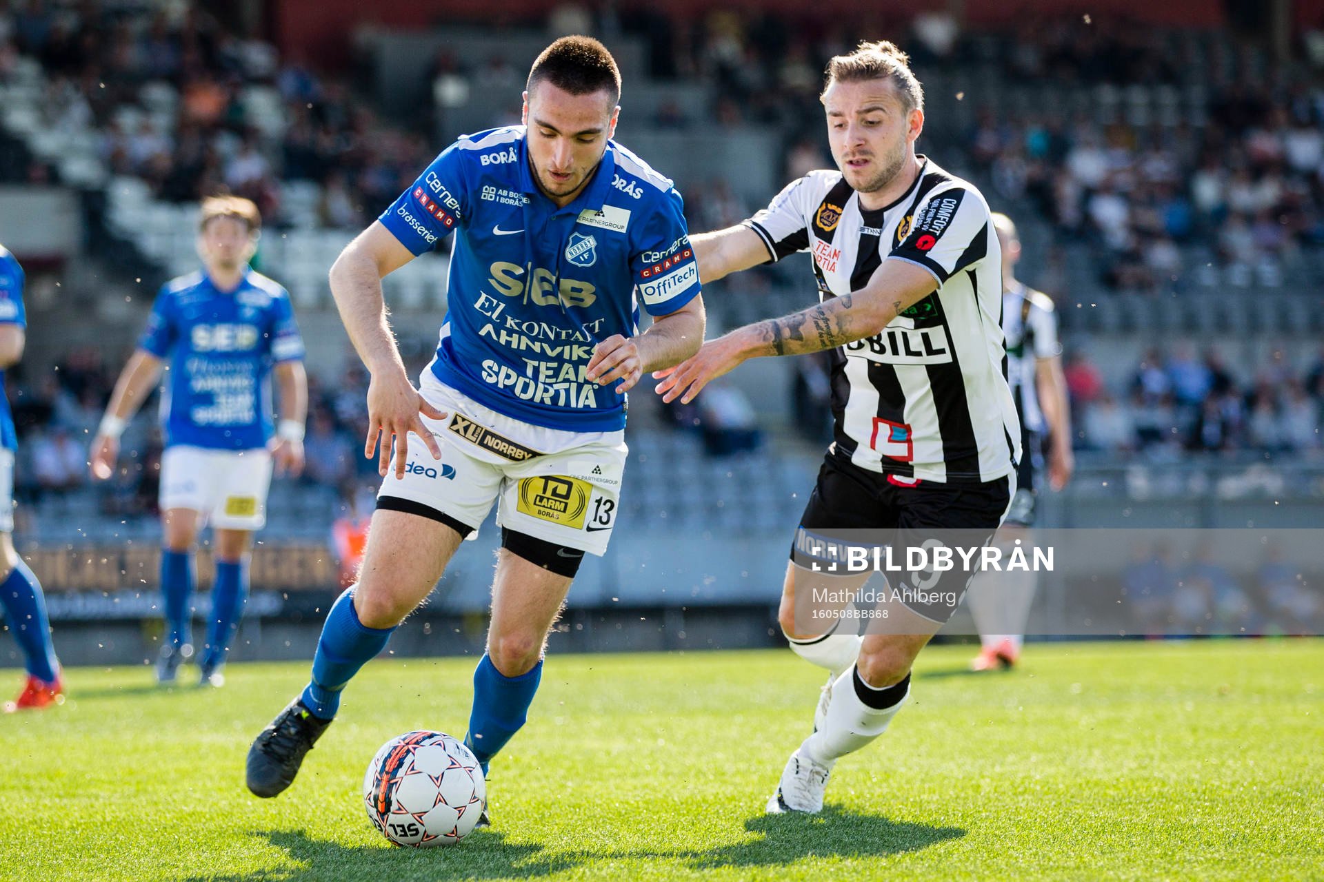 Norrbys Kardo Sachel Aso Omar och Lunds Jesper Möller