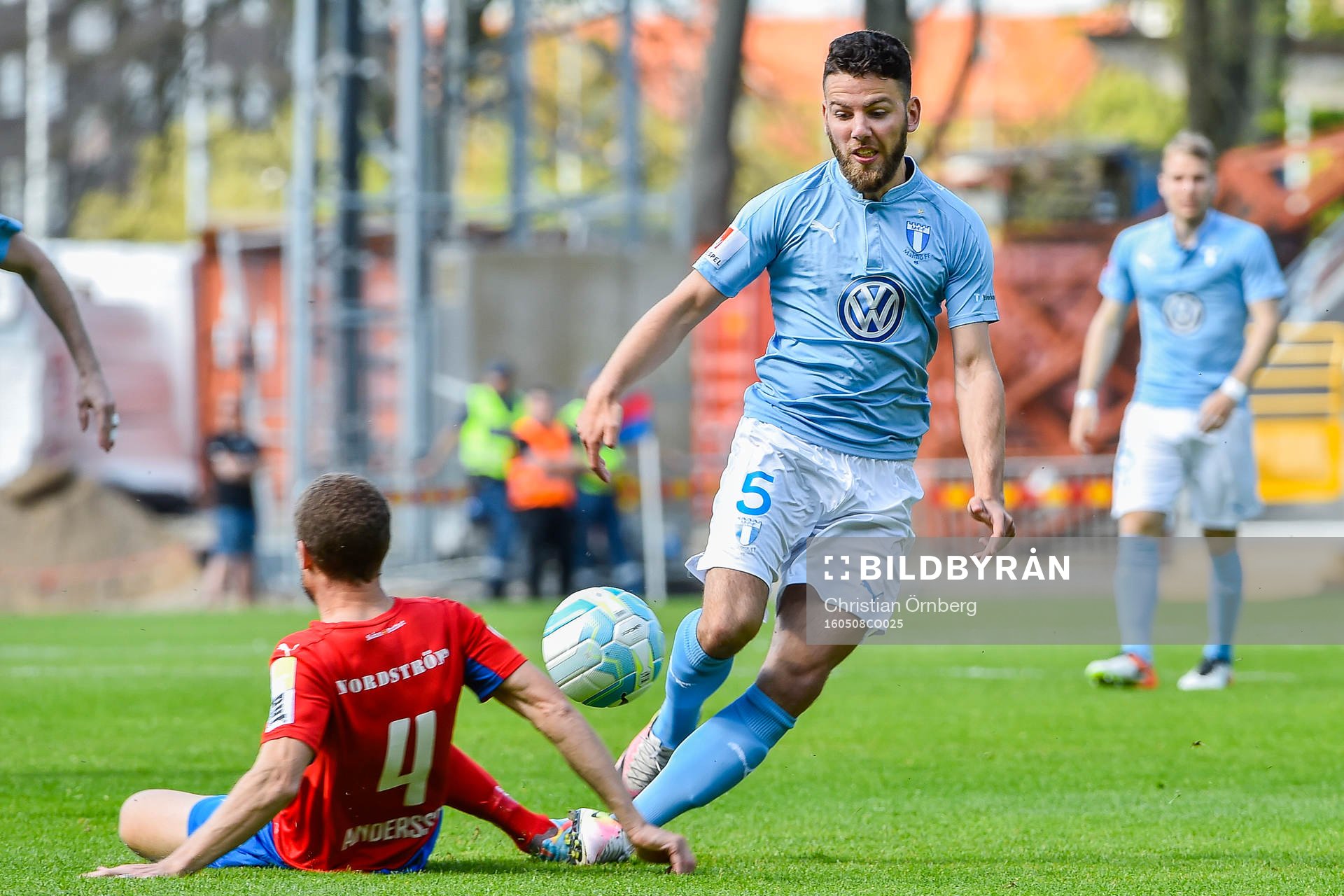 Helsingborgs Christoffer Andersson och Malmö FFs Erdal
