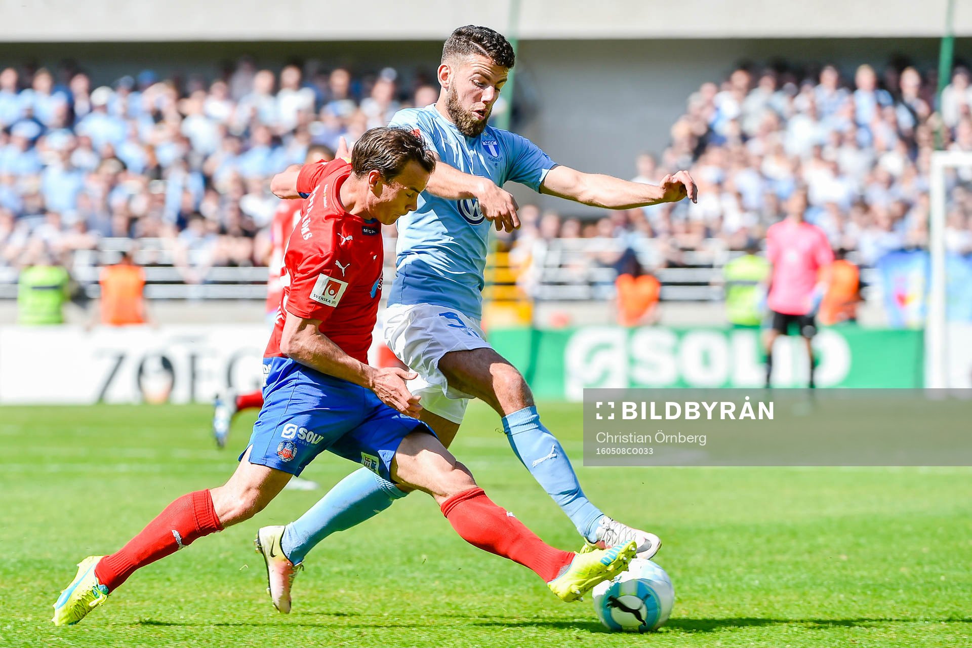 Malmö FFs Erdal Rakip och Helsingborgs Anton Wede