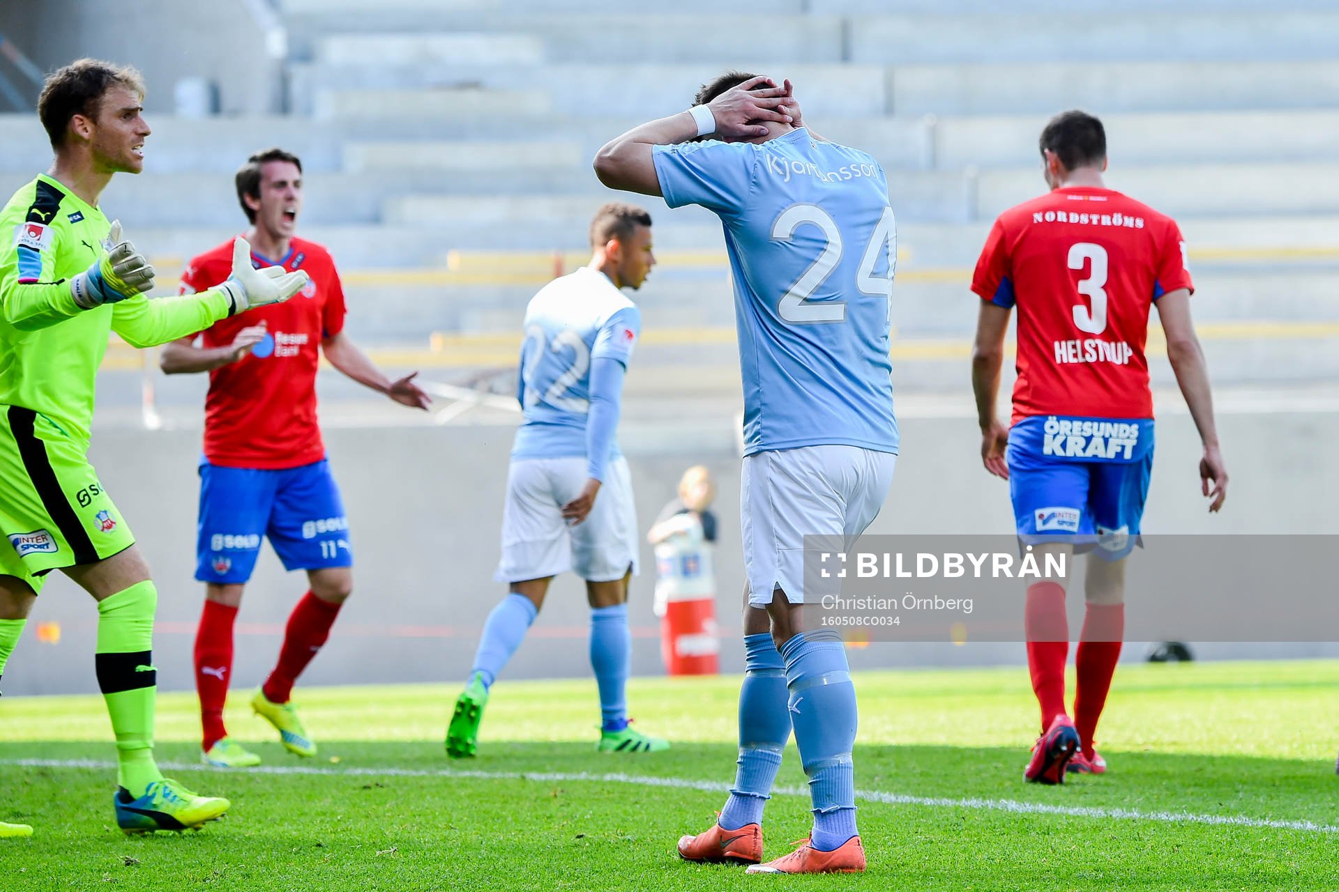 Malmö FFs Vidar Örn Kjartansson deppar