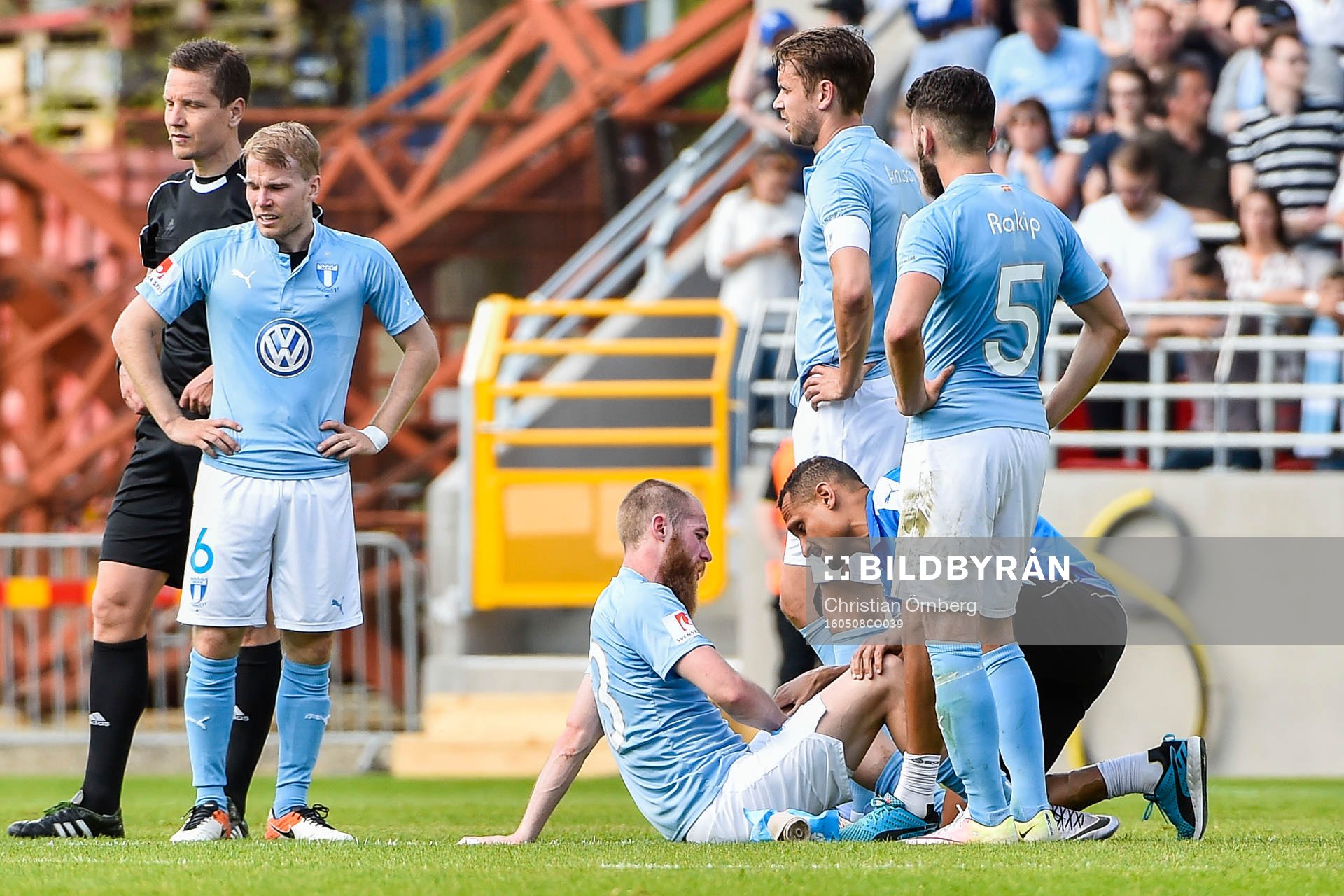 Malmö FFs Jo Inge Berget skadas