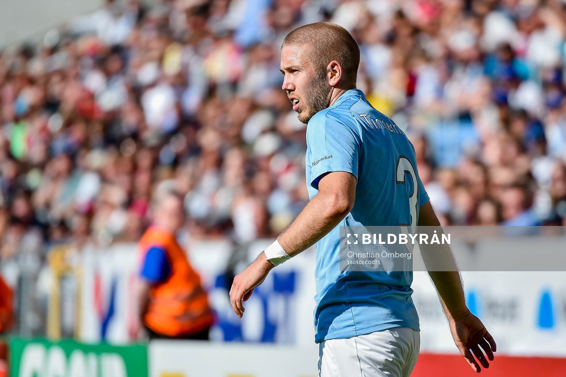Malmö FFs Anton Tinnerholm deppar