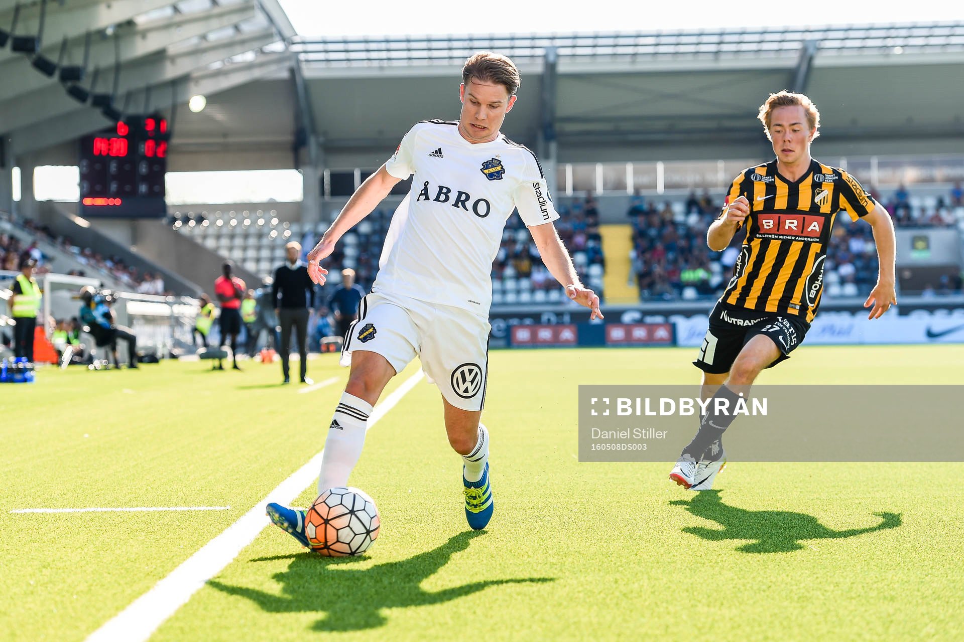 s Johan Blomberg och Häckens Joel Andersson