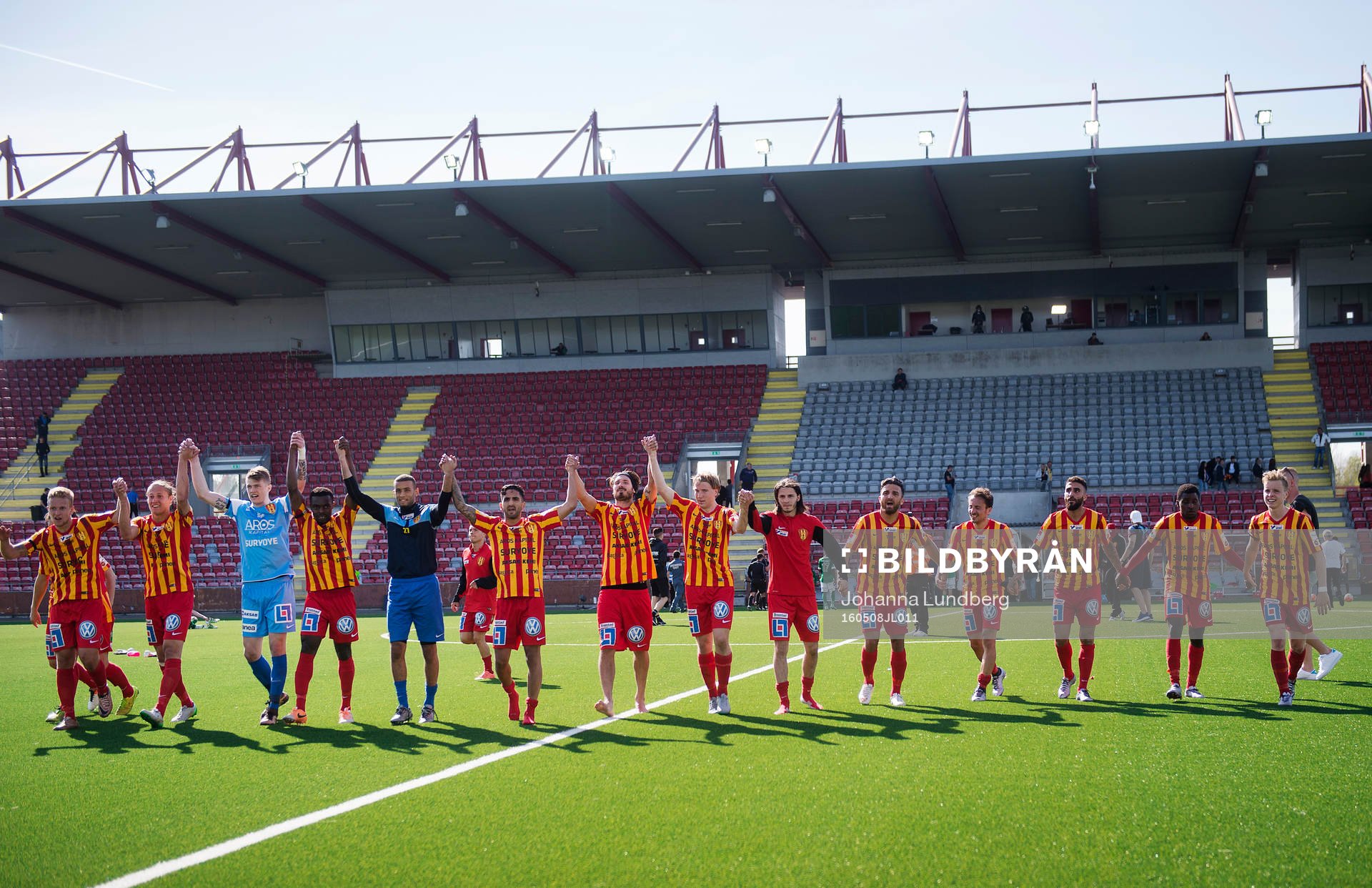 Syrianskas spelare jublar