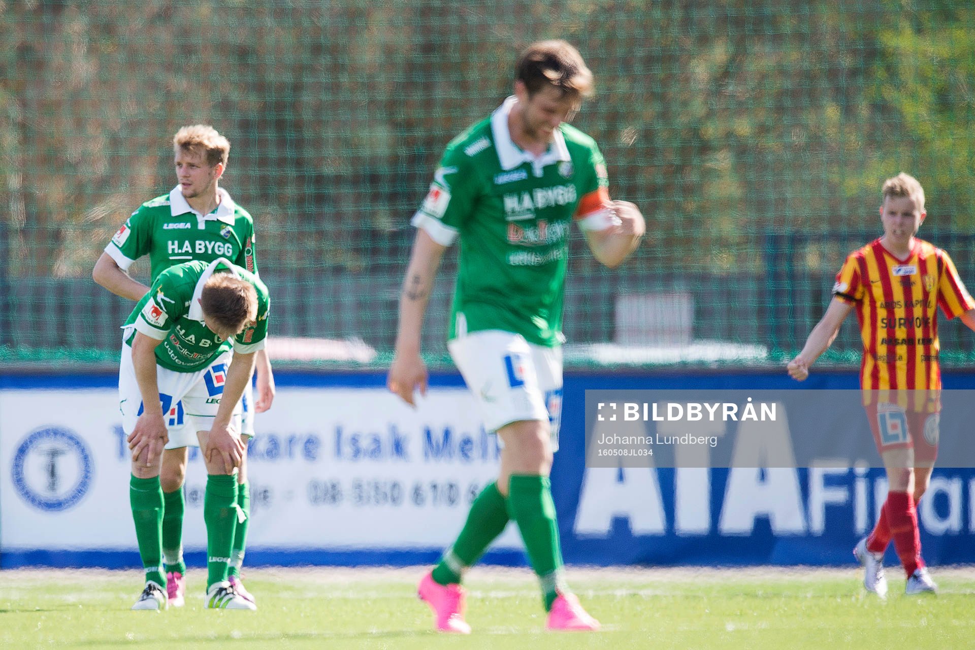 Ljungskiles spelare deppar