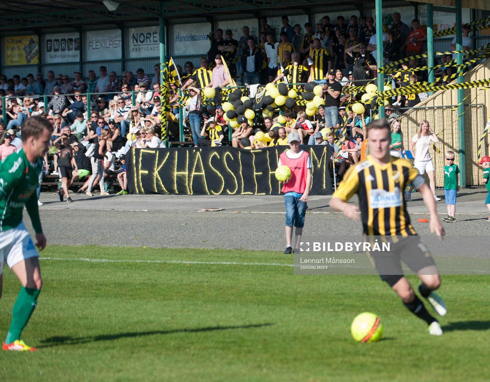 IFK Hässleholms supporters i matchen i division 2 mellan
