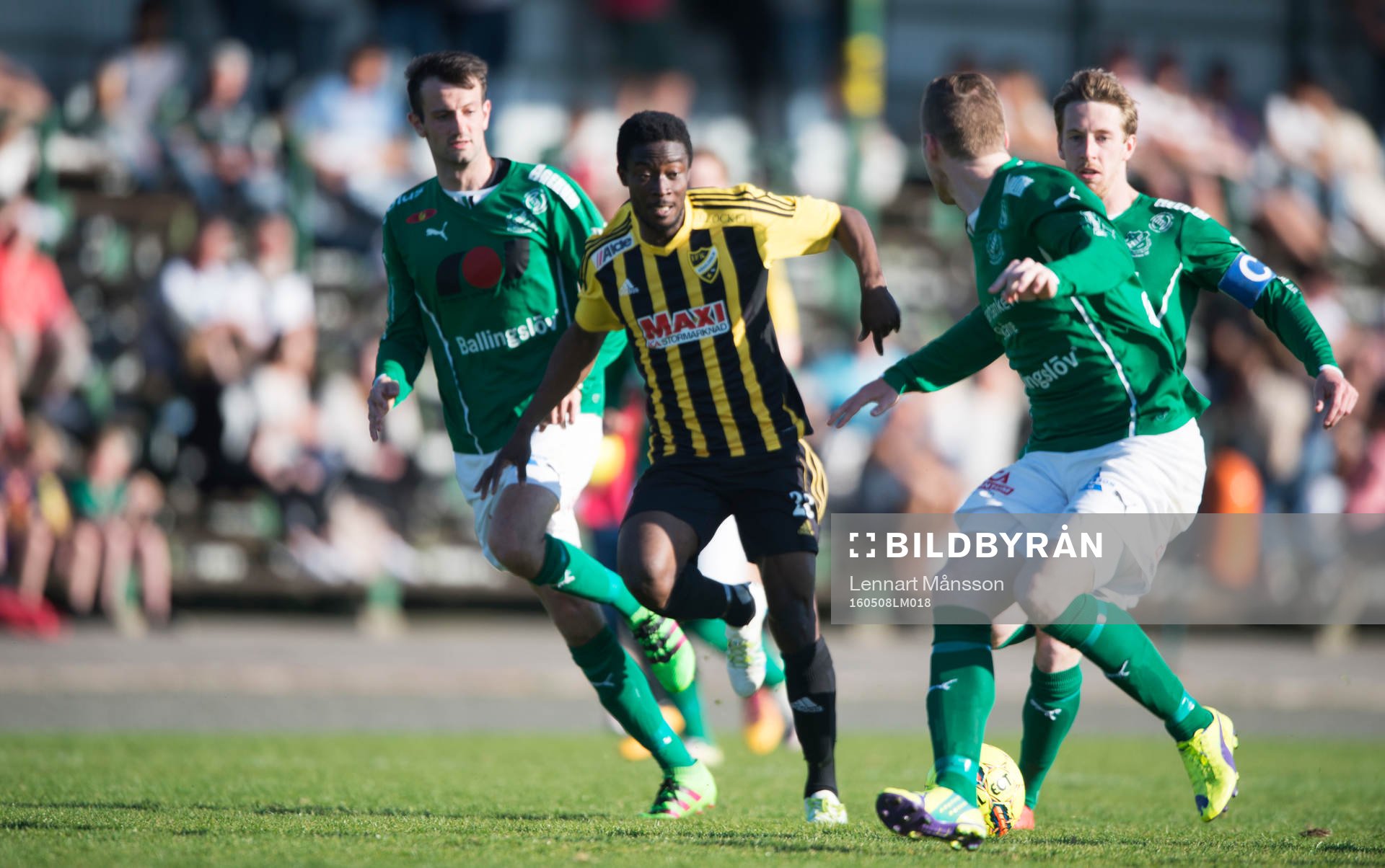 IFK Hässleholms Kojo Annor i matchen i division 2 mellan