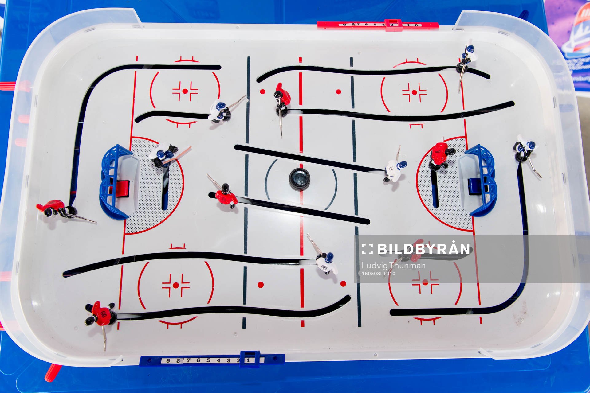 Ett ishockeyspel i Fan-Zone