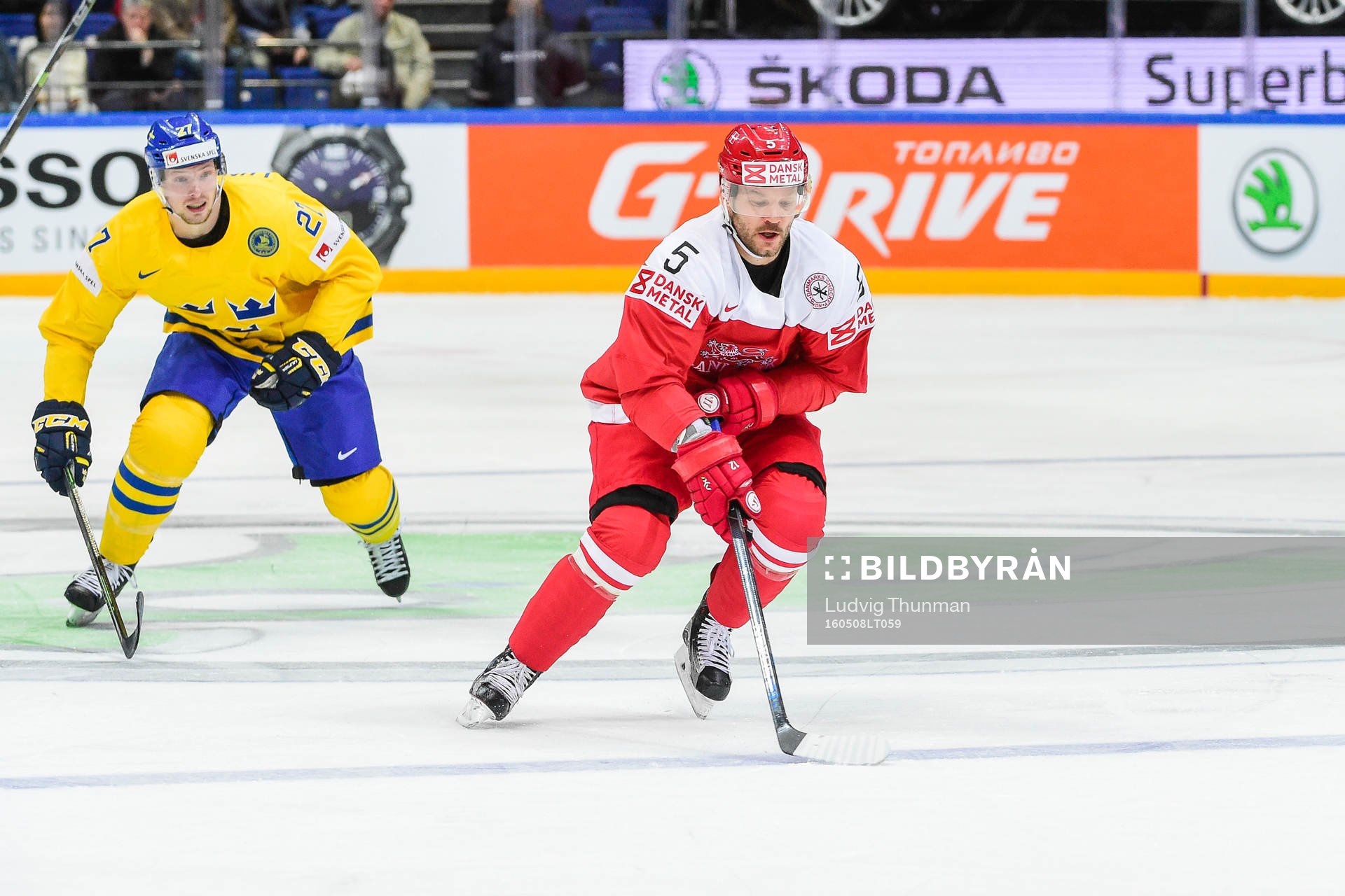 Sveriges Martin Lundberg jagar Danmarks Daniel Nielsen