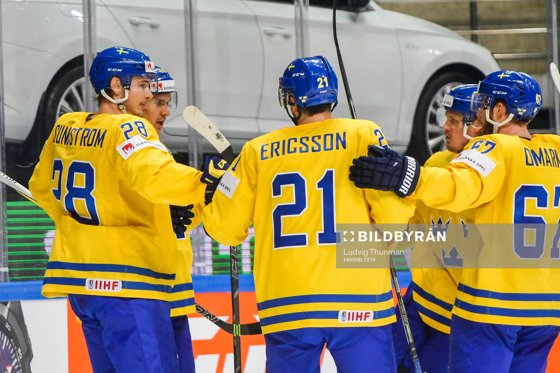 Sveriges Johan Sundström , Mikael Backlund , Jimmie