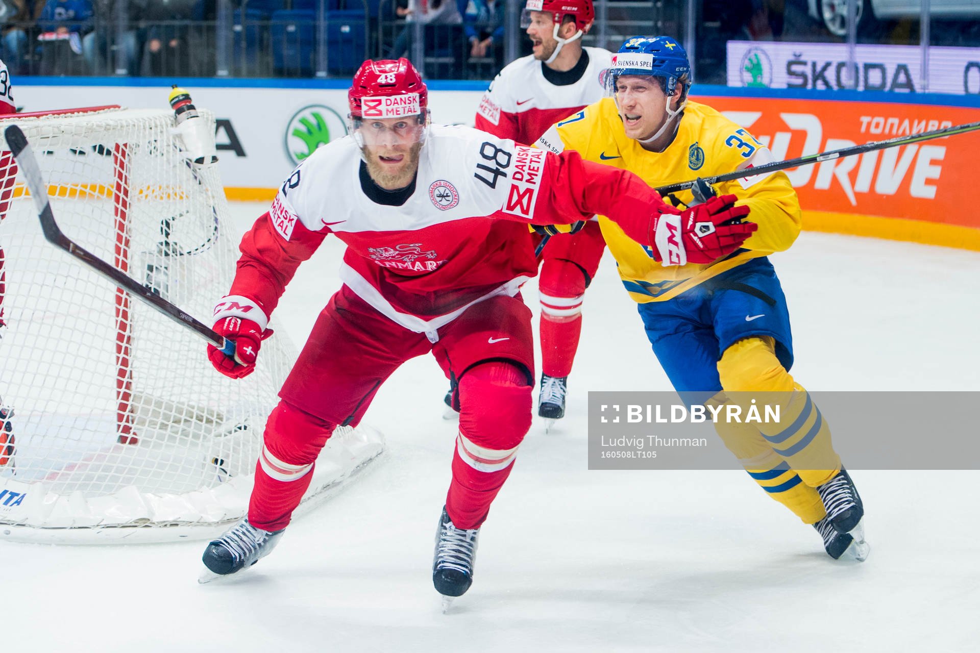 Danmarks Nicholas Jensen och Sveriges Johan Norman