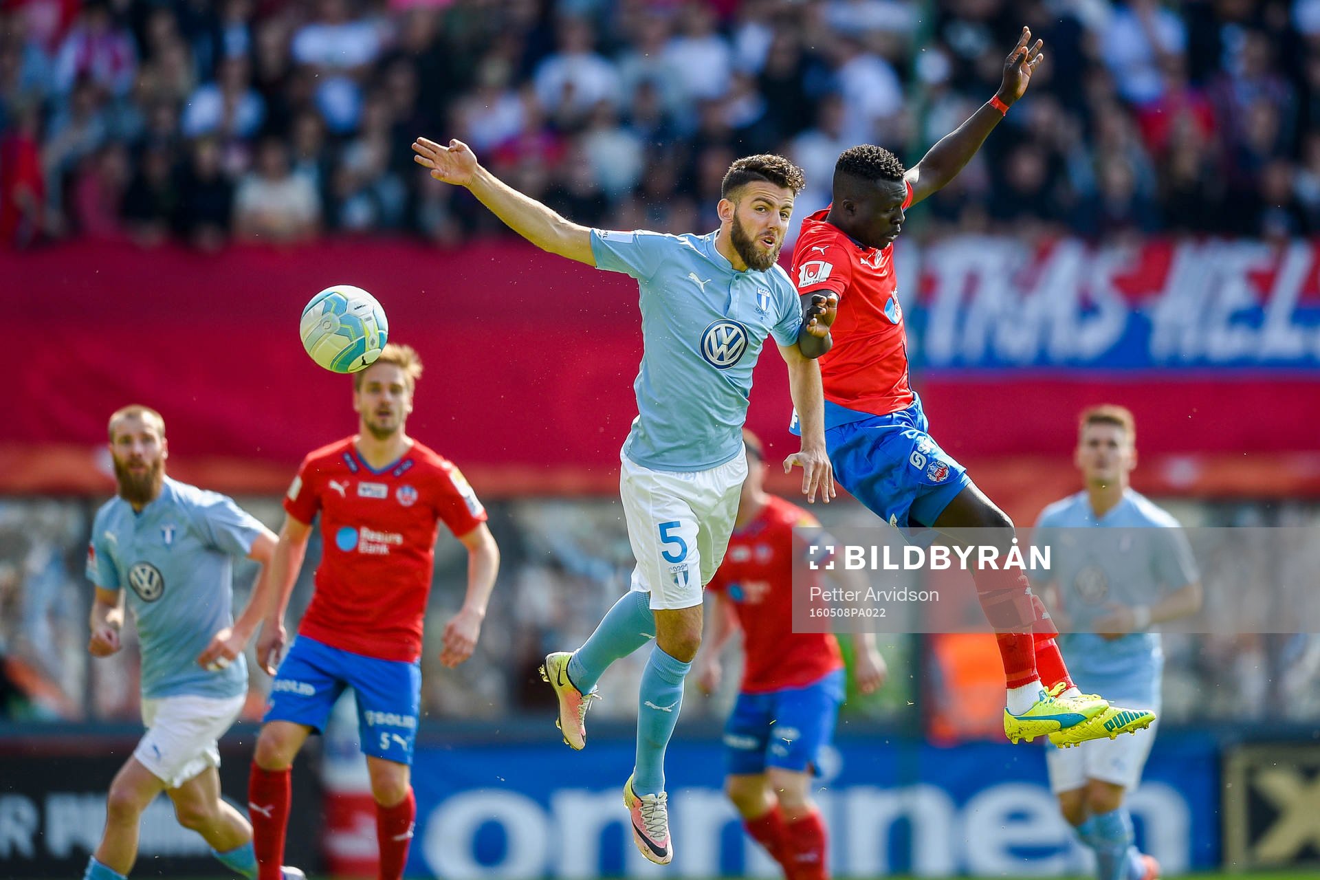 Malmö FFs Erdal Rakip och Helsingborgs Lalawélé Atakora