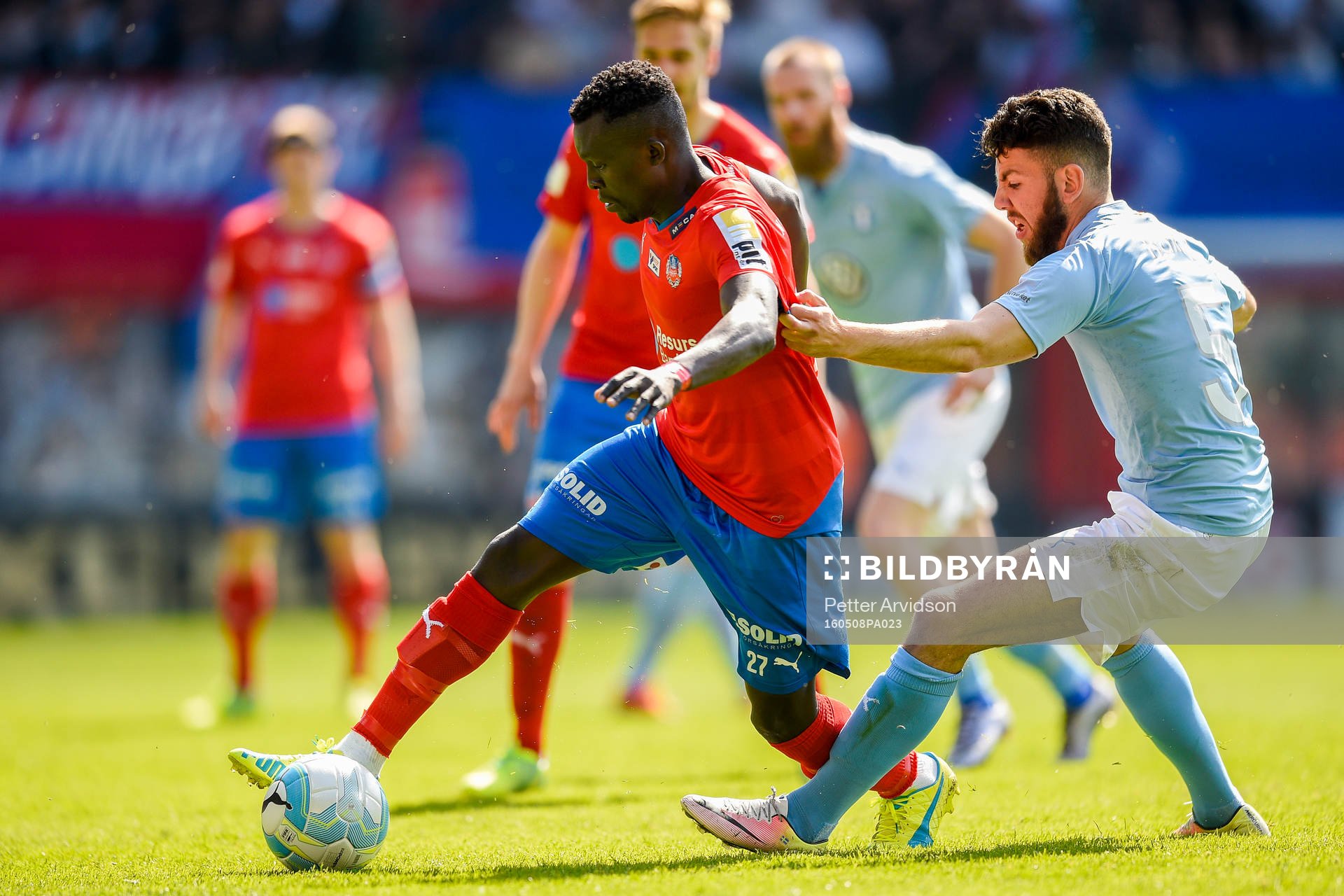 Helsingborgs Lalawélé Atakora och Malmö FFs Erdal Rakip