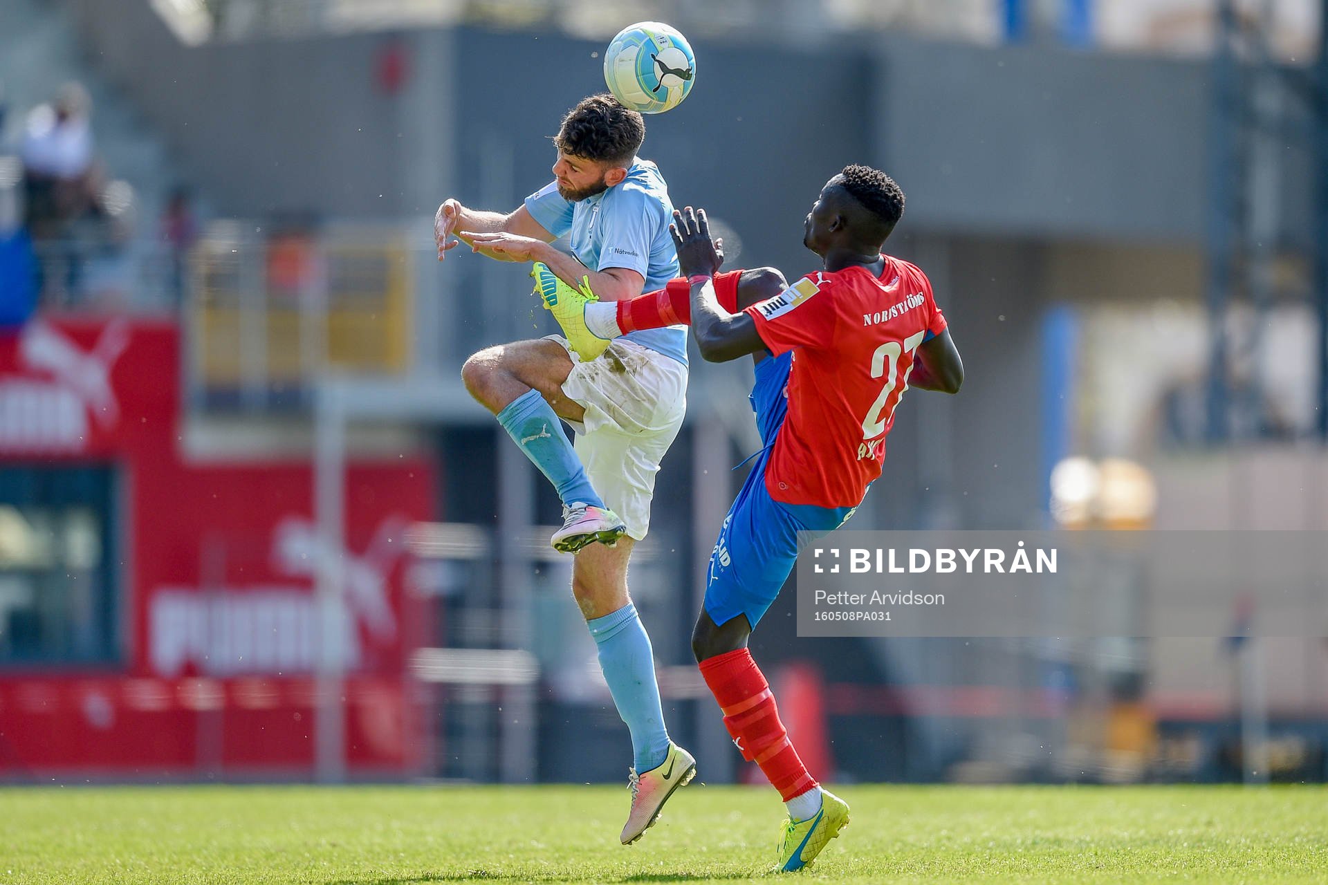 Malmö FFs Erdal Rakip och Helsingborgs Lalawélé Atakora