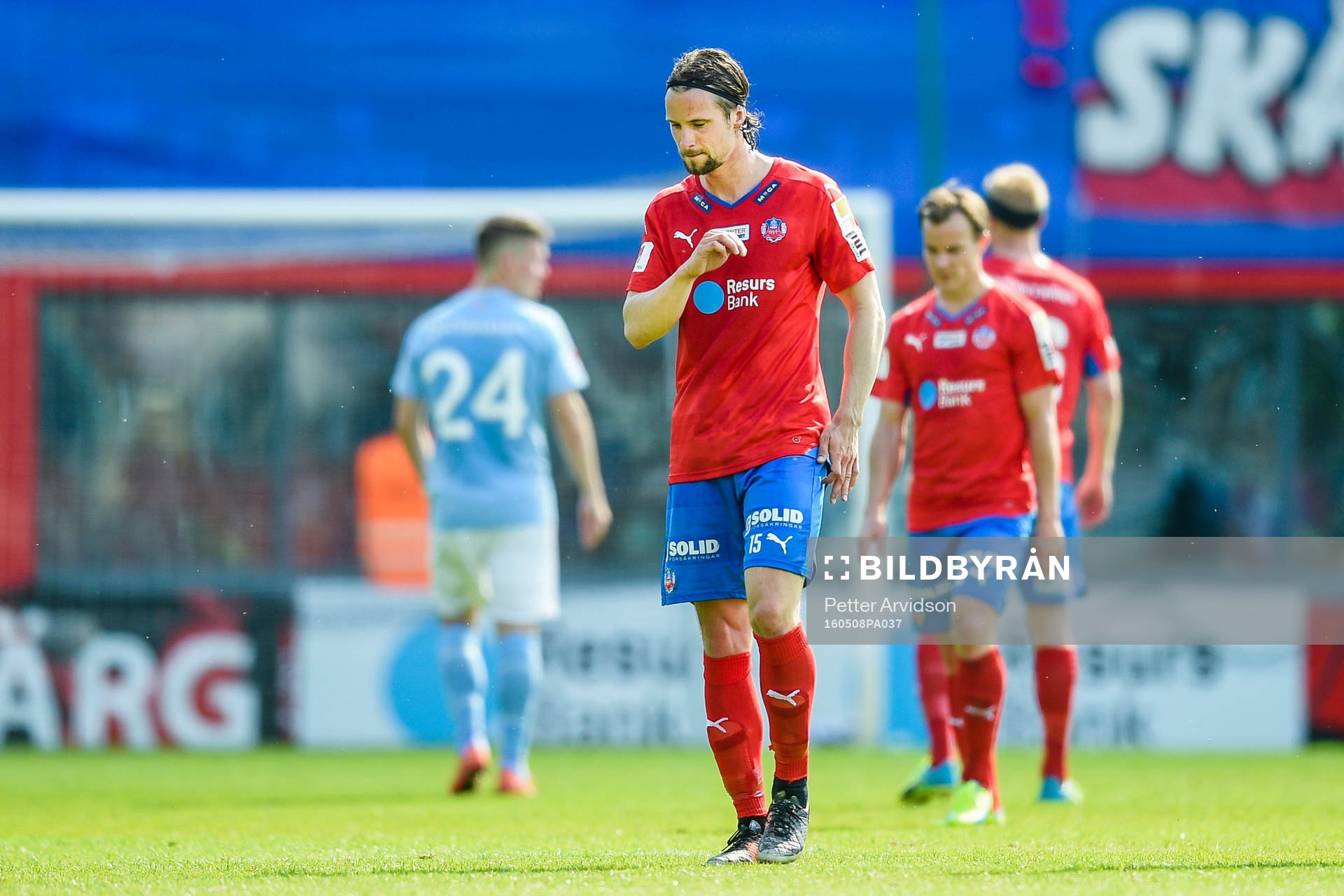 Helsingborgs Linus Hallenius deppar