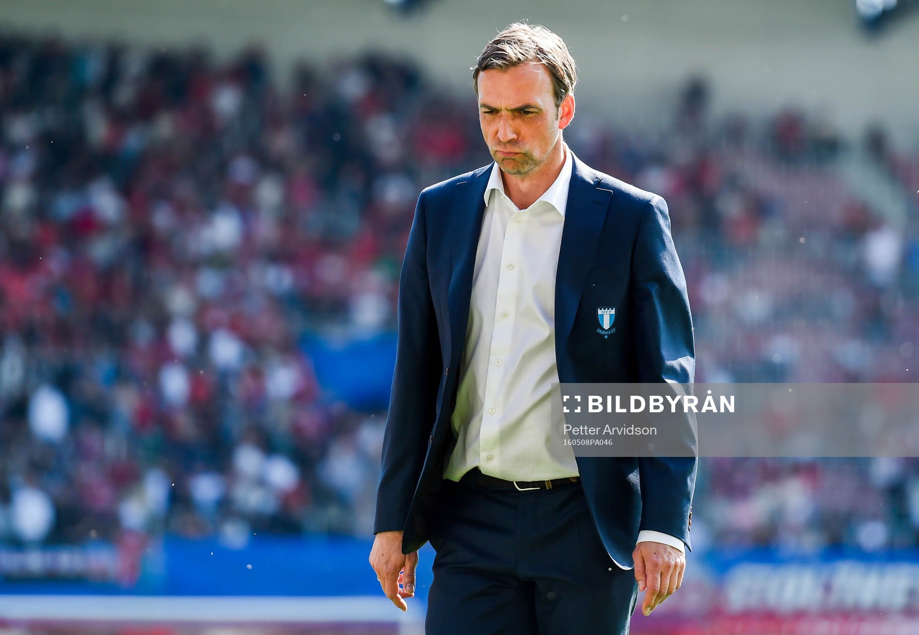 Malmö FFs tränare Allan Kuhn deppar