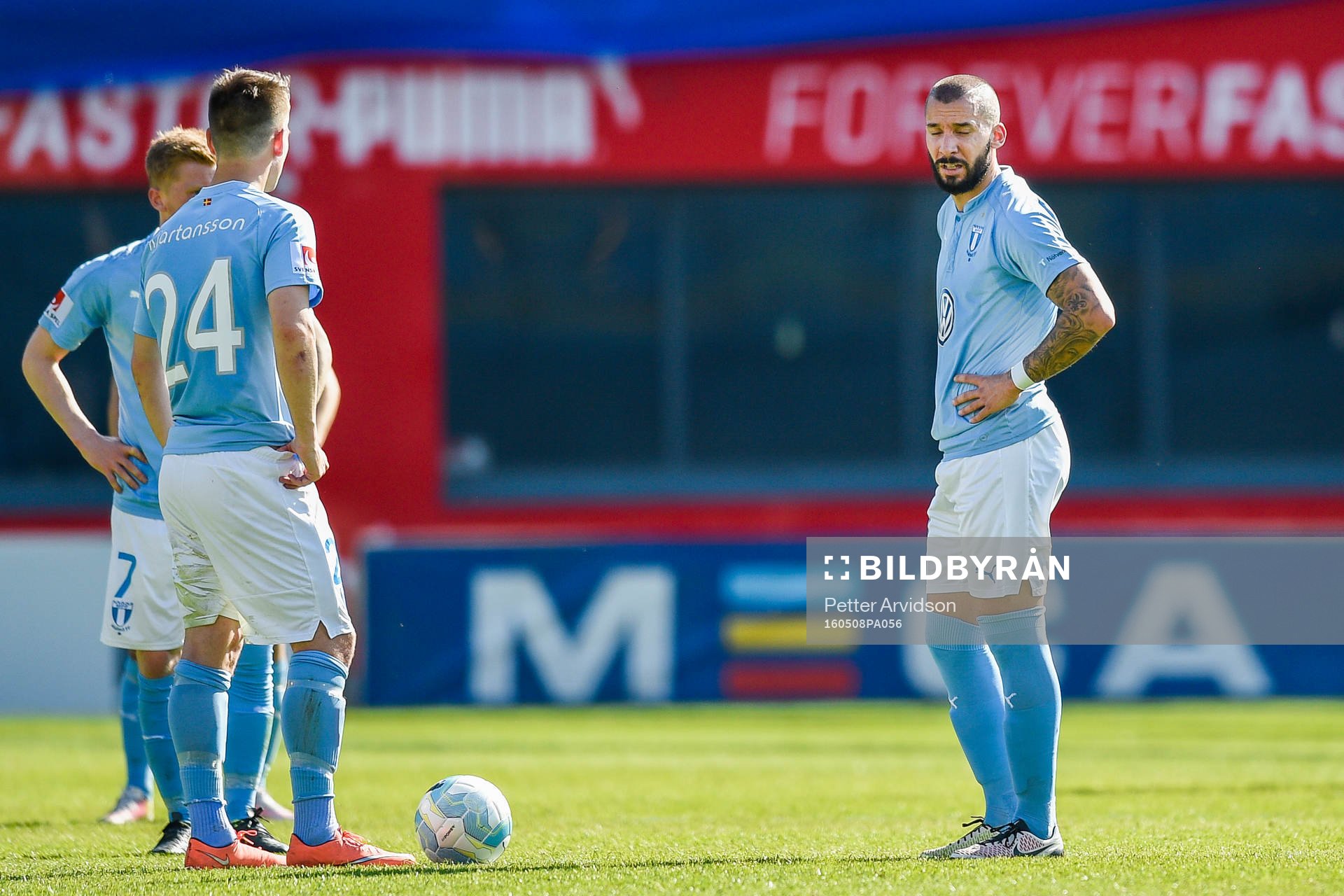 Malmö FFs Guillermo Molins deppar