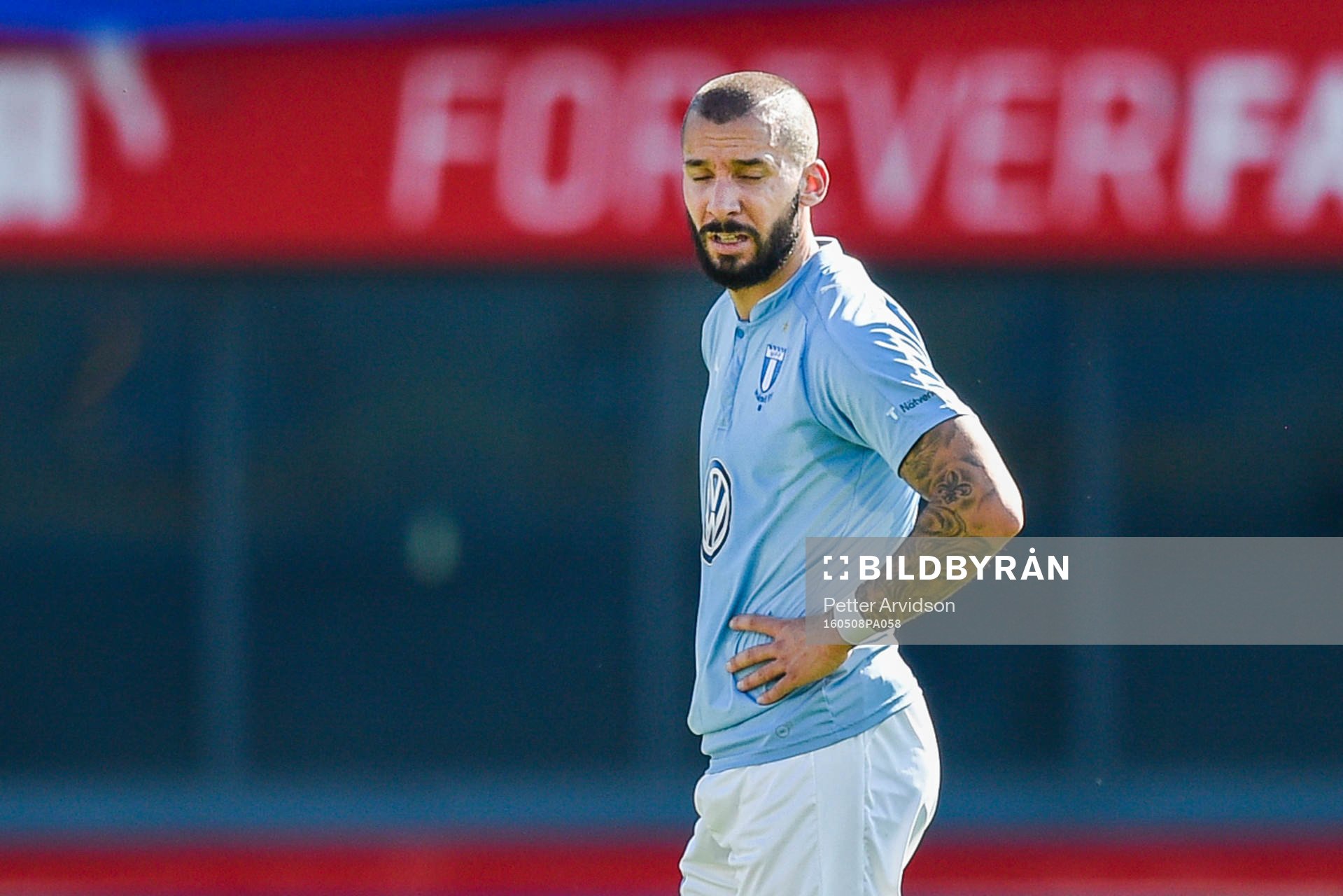 Malmö FFs Guillermo Molins deppar