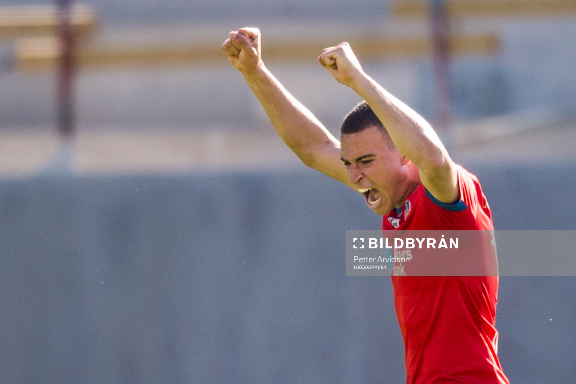 Helsingborgs Jordan Larsson jublar