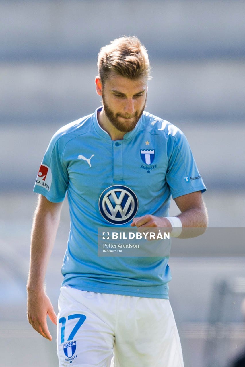Malmö FFs Rasmus Bengtsson deppar