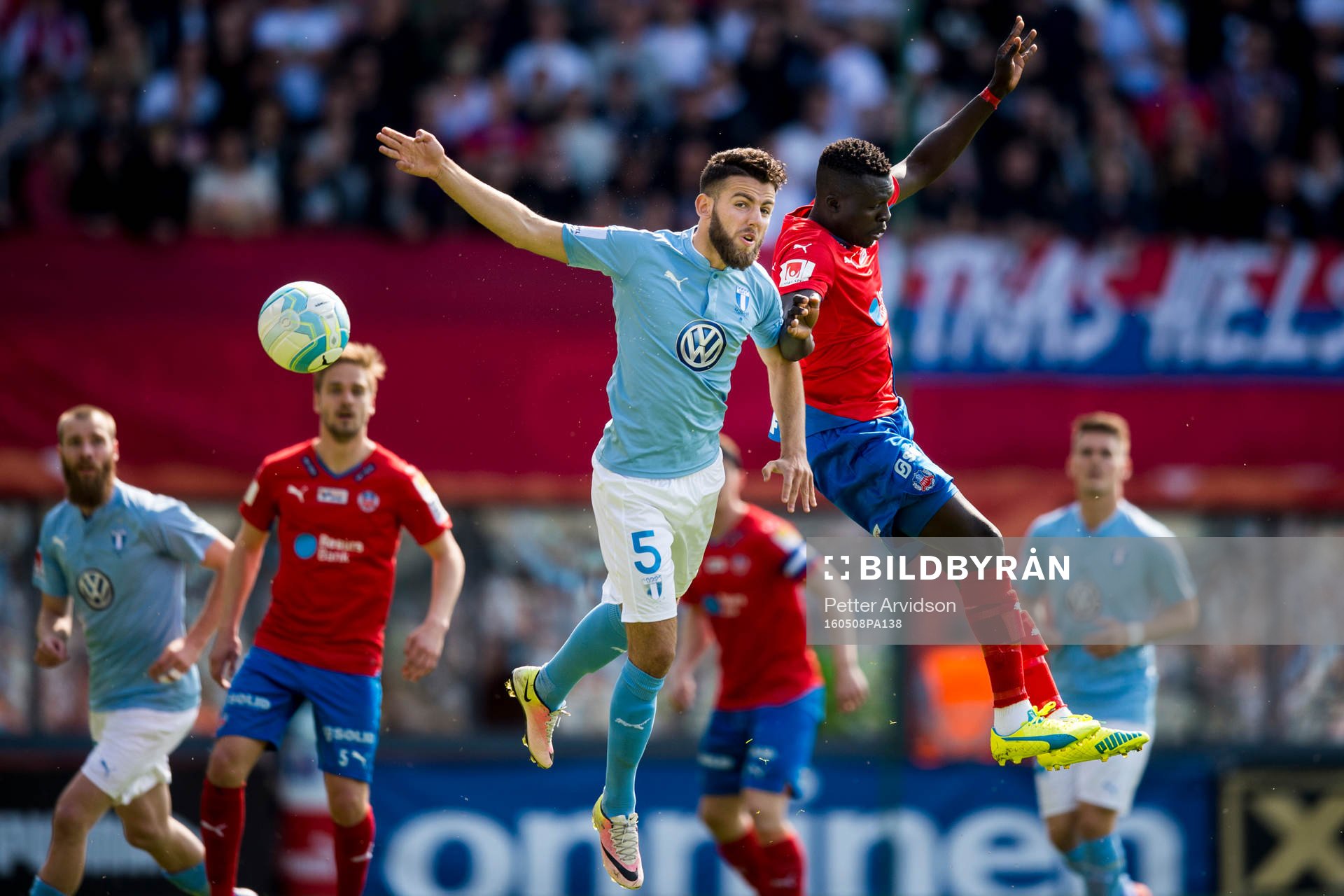Malmö FFs Erdal Rakip och Helsingborgs Lalawélé Atakora