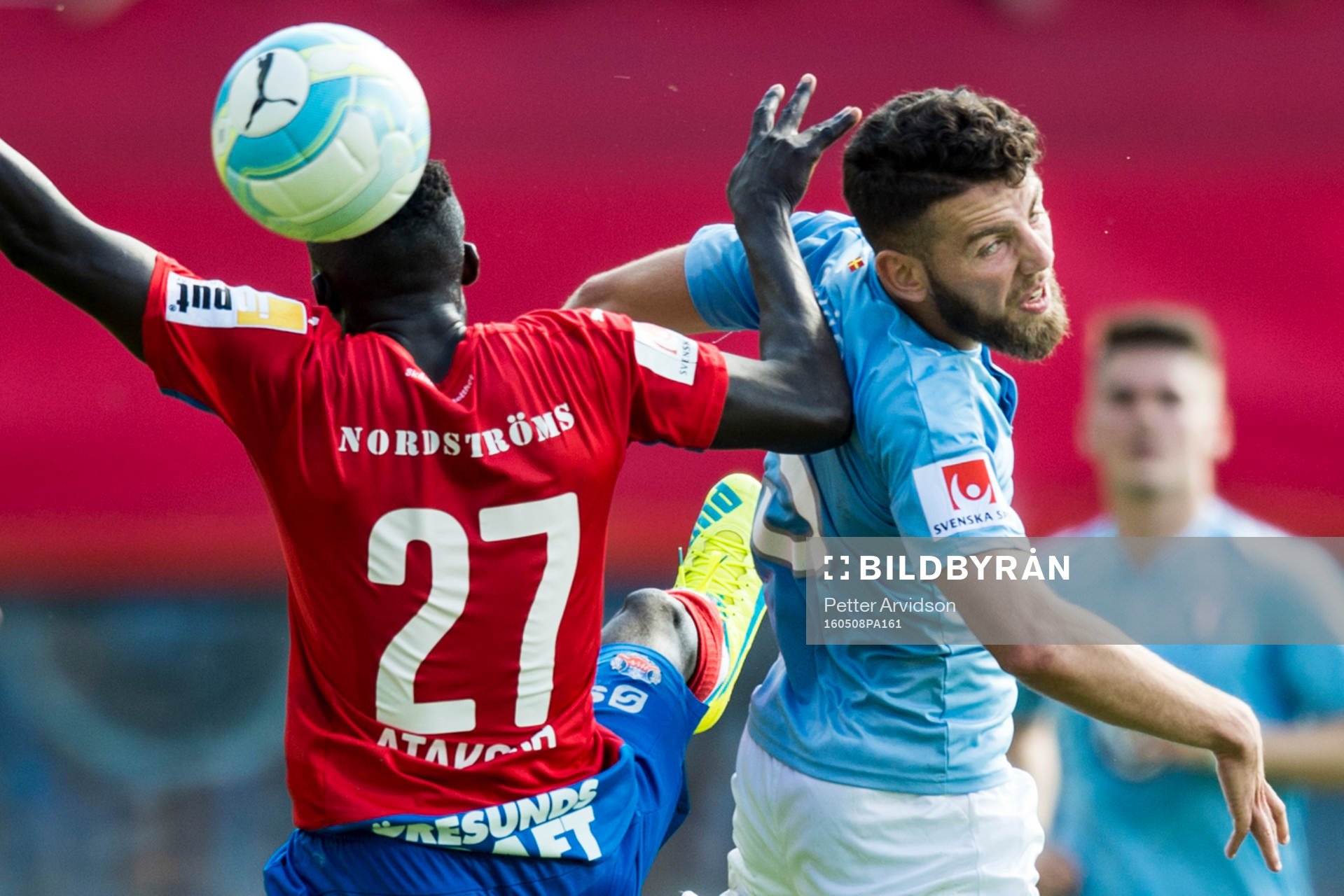 Helsingborgs Lalawélé Atakora och Malmö FFs Erdal Rakip