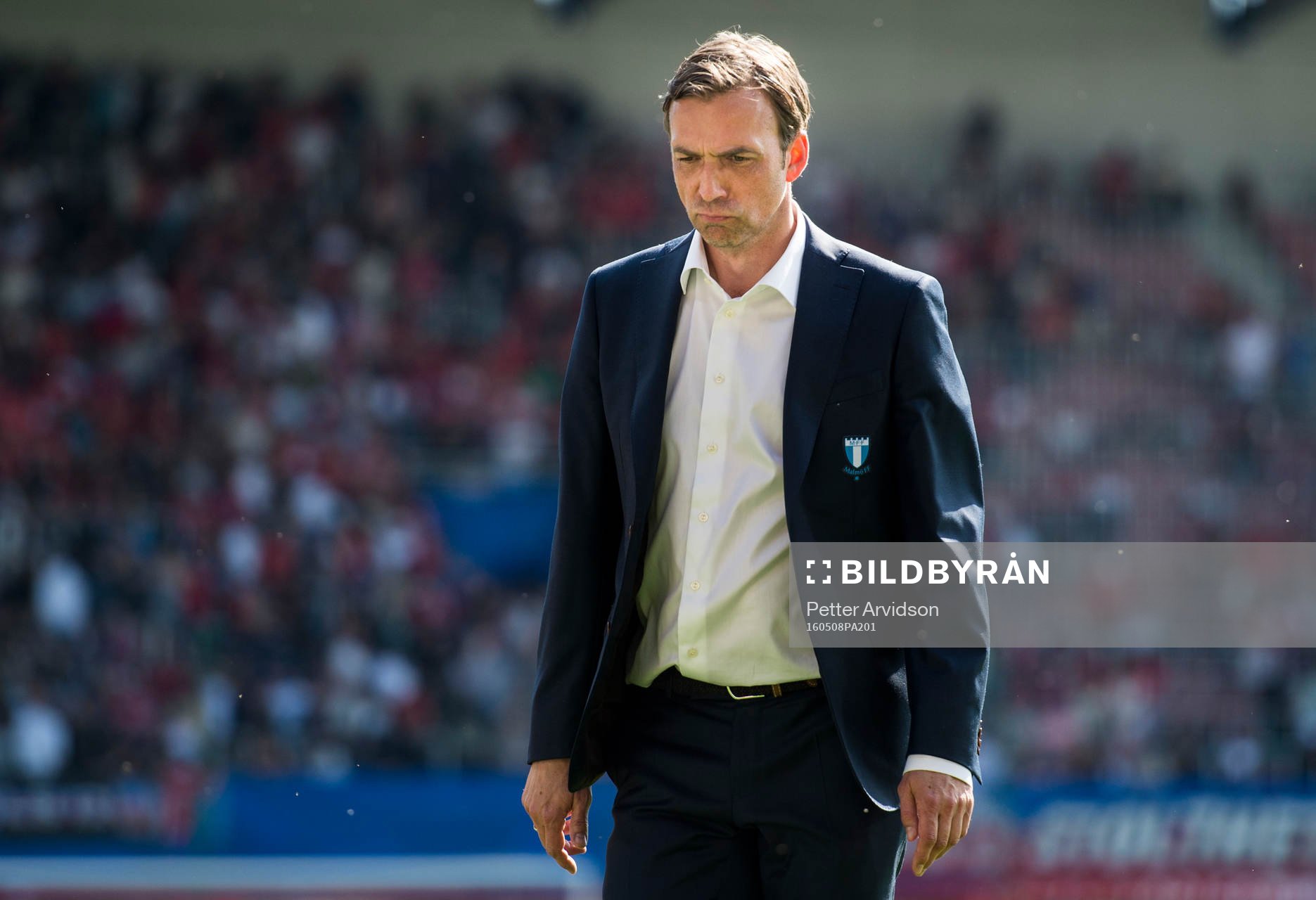 Malmö FFs tränare Allan Kuhn deppar