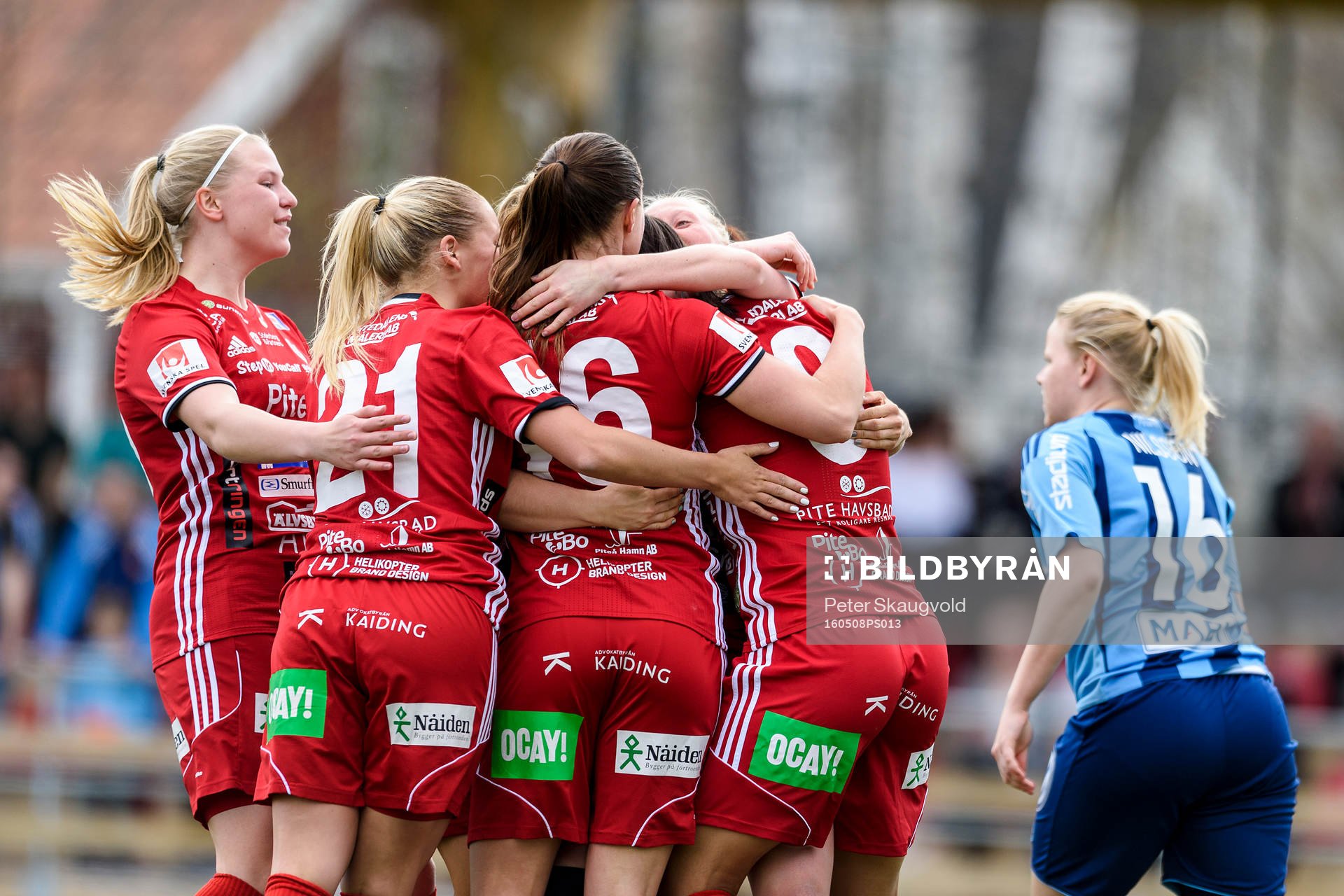 Piteåspelarna jublar