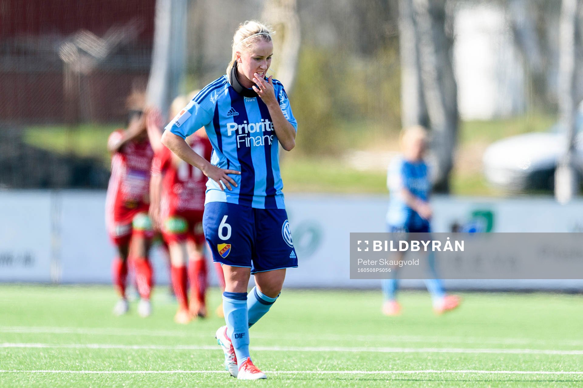 Djurgårdens Annika Kukkonen deppar