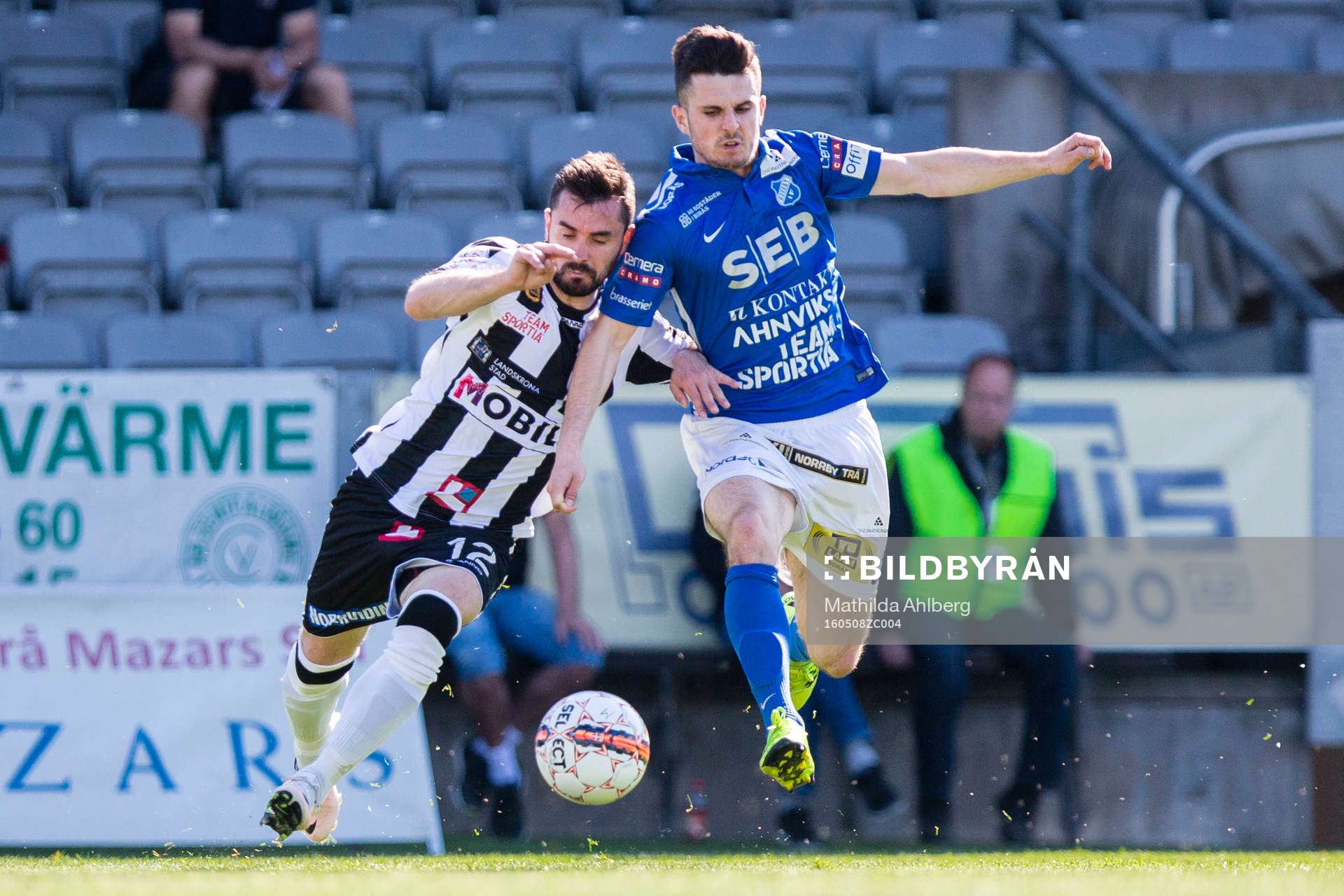 Landskronas Igor Arsenijevic och Norrbys Amax Watson