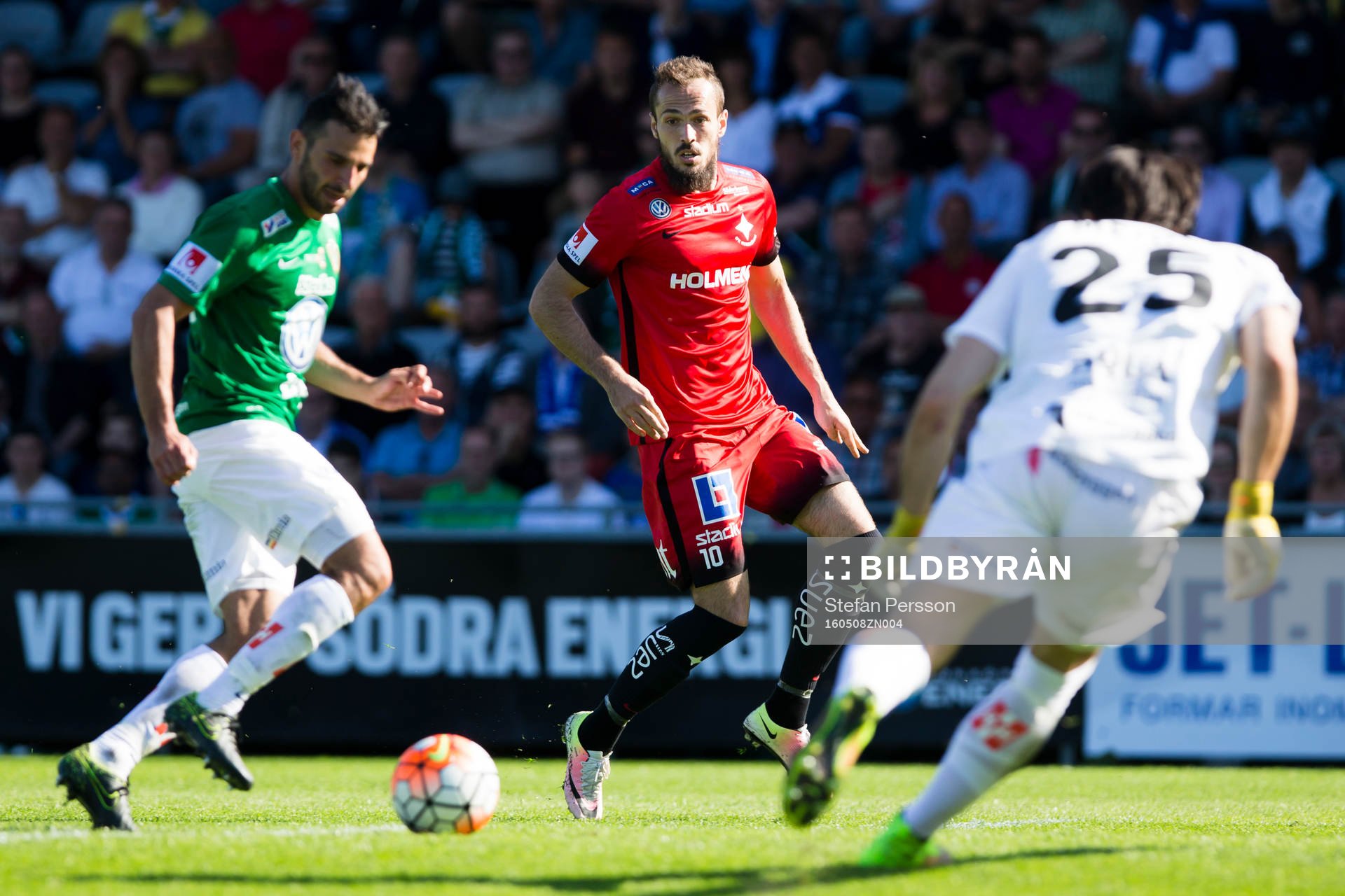 Jönköpings André Calisir och målvakt Damir Mehic (h)