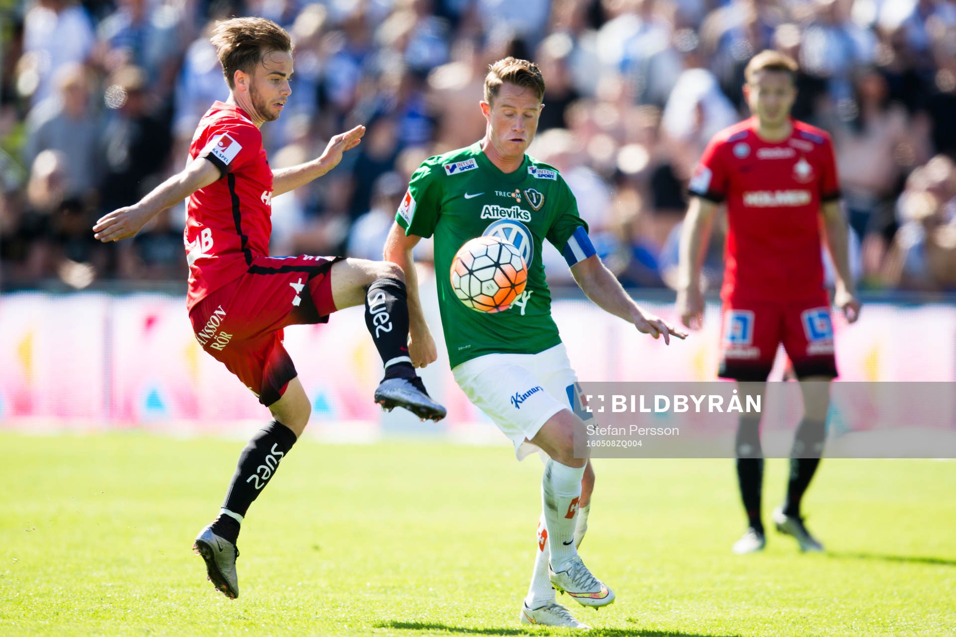 Norrköpings Andreas Blomqvist mot Jönköpings Tommy Thelin