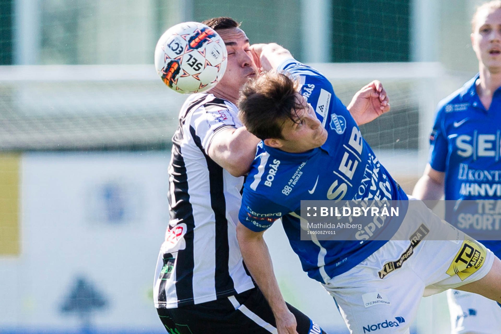 Landskronas Admir Aganovic i nickduell med Norrbys spelare