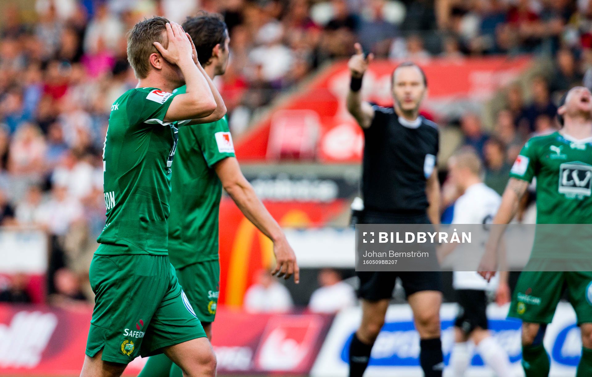 Hammarbys Erik Israelsson deppar