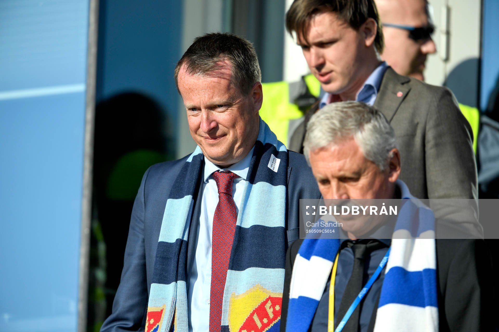 Inrikesminister Anders Ygeman och IFK Göteborgs