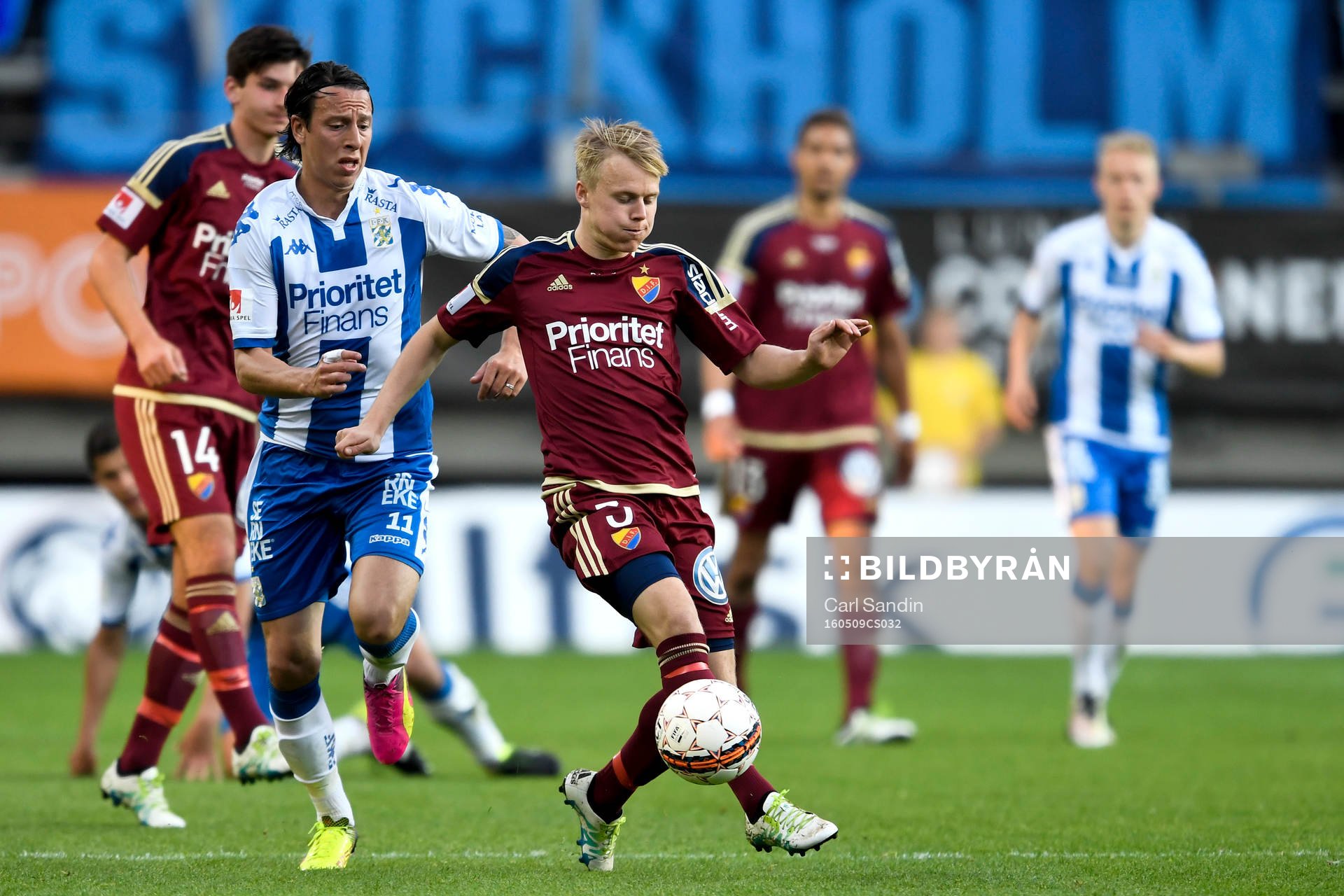 IFK Göteborgs Martin Smedberg Dalence och Djurgårdens