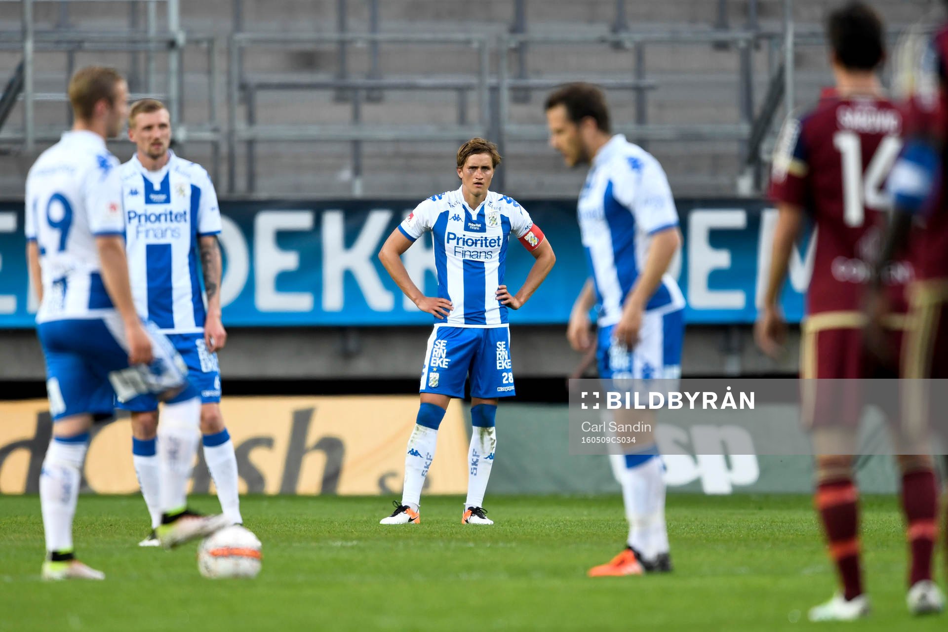 IFK Göteborgs Thomas Rogne deppar