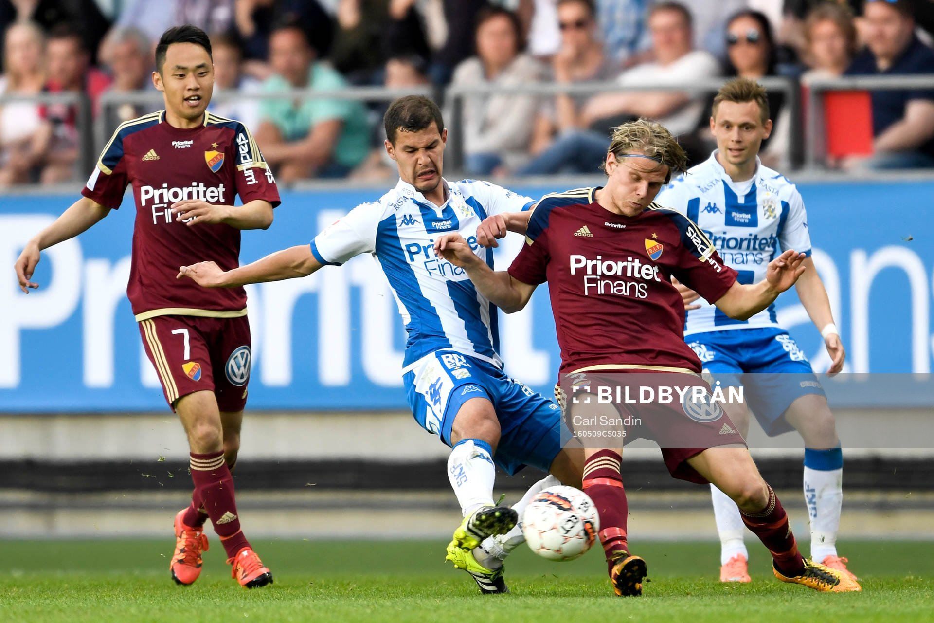 IFK Göteborgs Mauricio Albornoz och Djurgårdens Tim