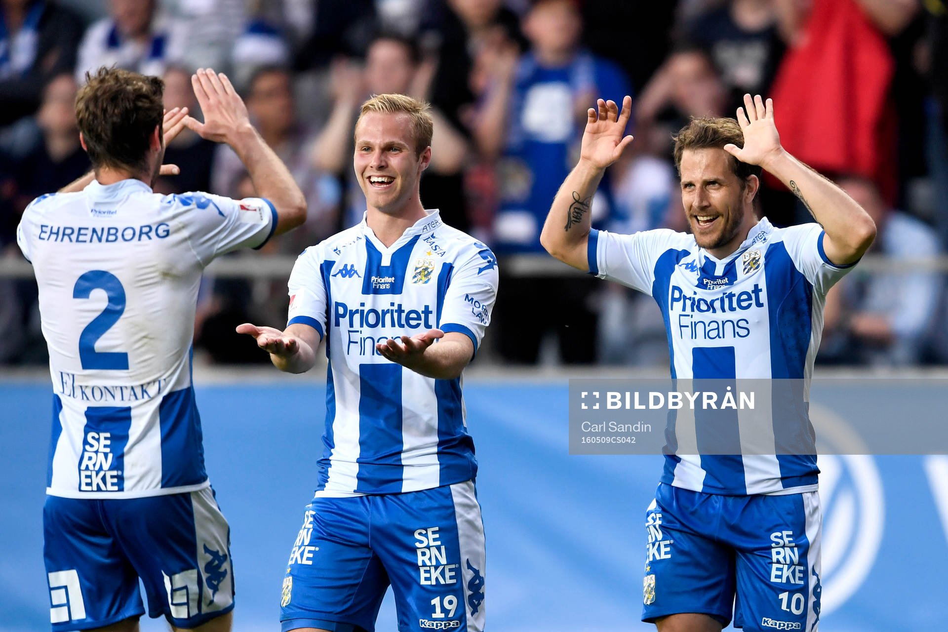 IFK Göteborgs Tobias Hysén jublar