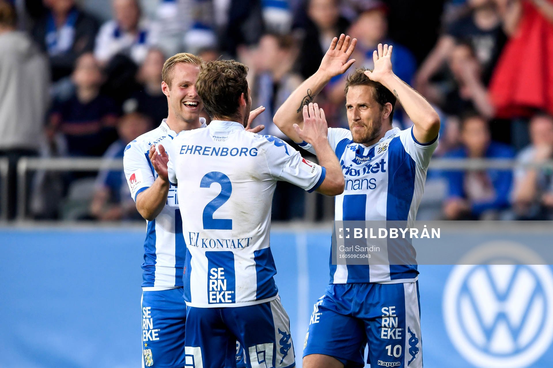 IFK Göteborgs Tobias Hysén jublar