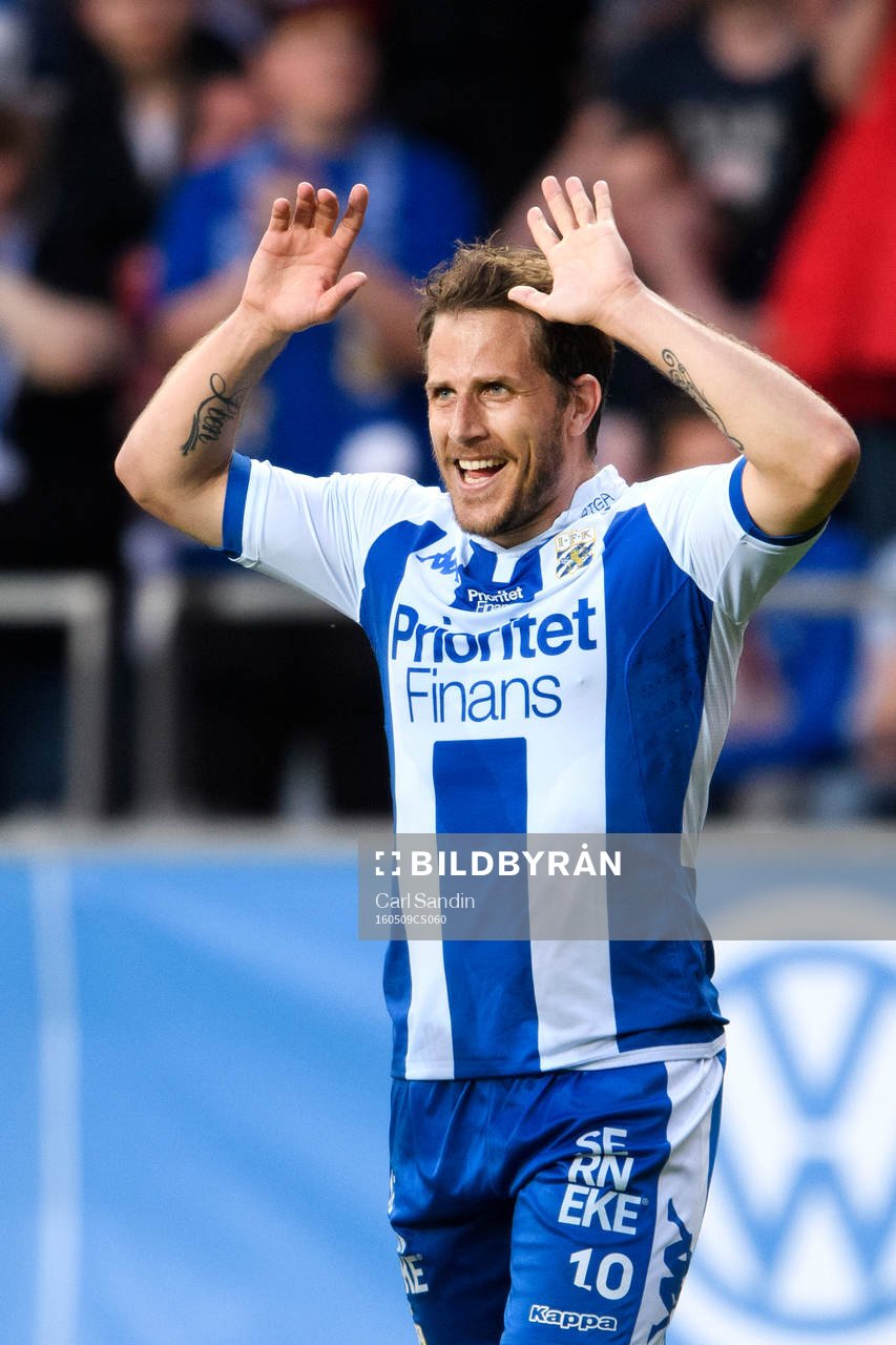 IFK Göteborgs Tobias Hysén jublar