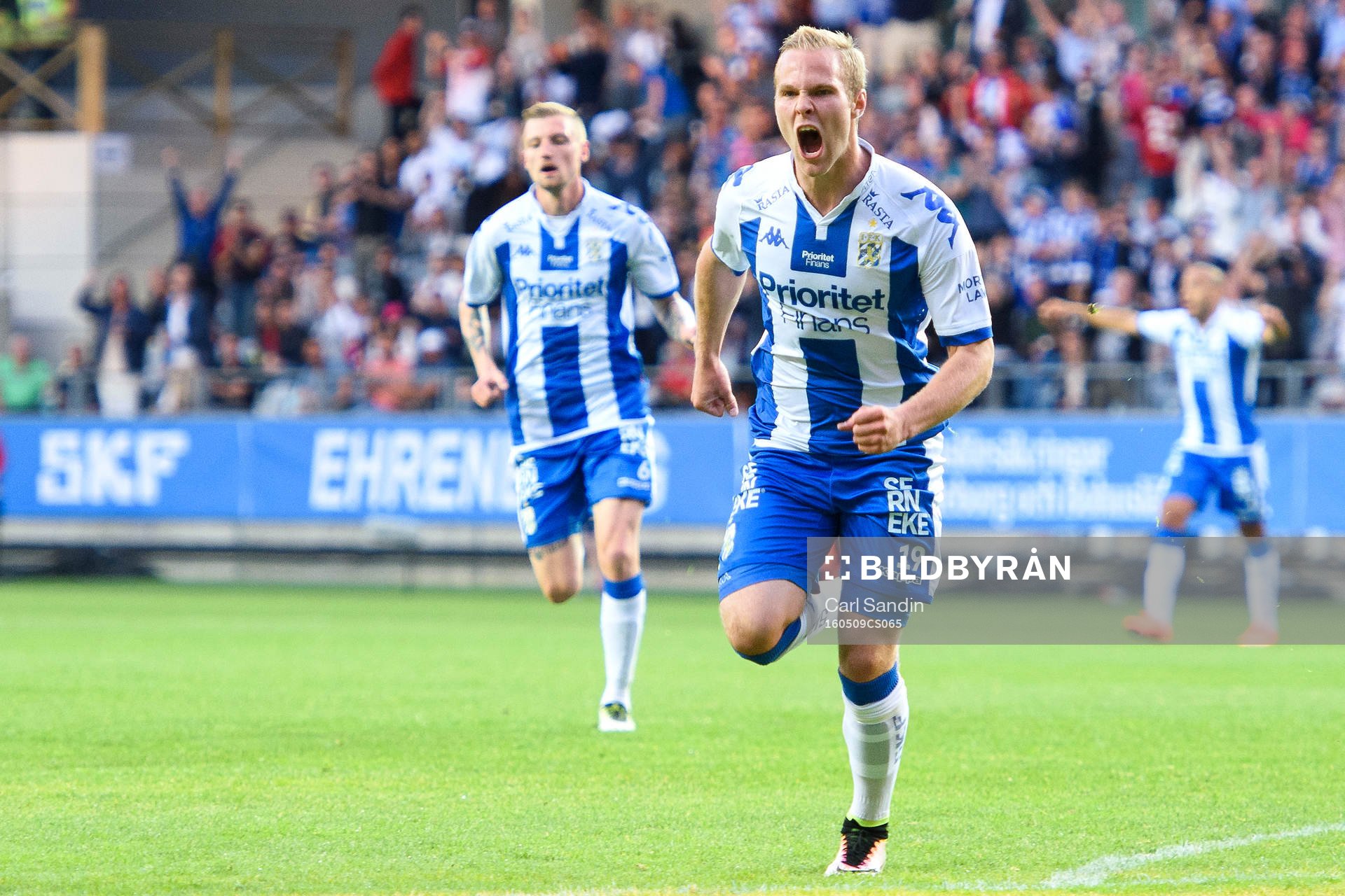 IFK Göteborgs Gustav Engvall jublar