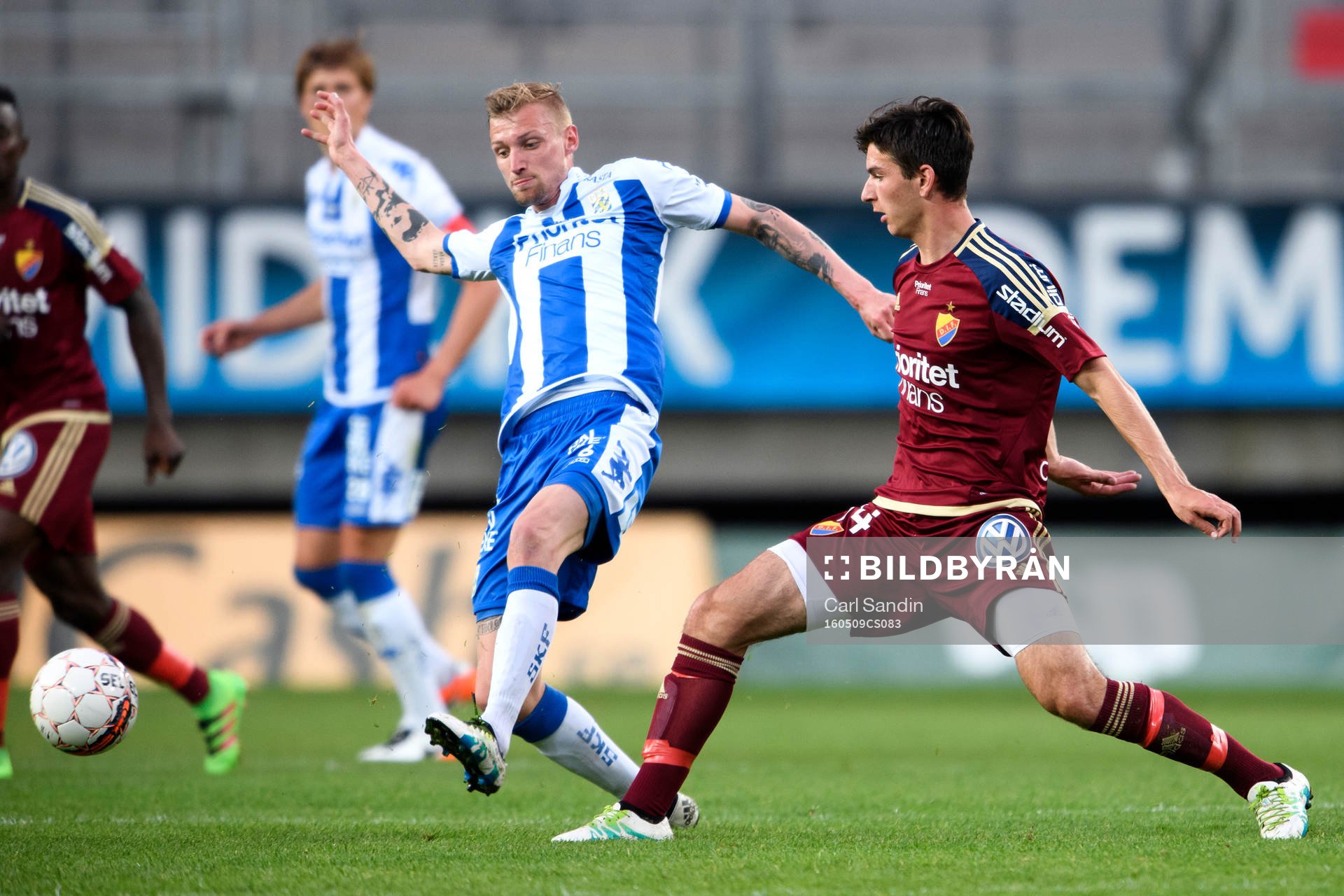IFK Göteborgs Sebastian Eriksson och Djurgårdens Besard