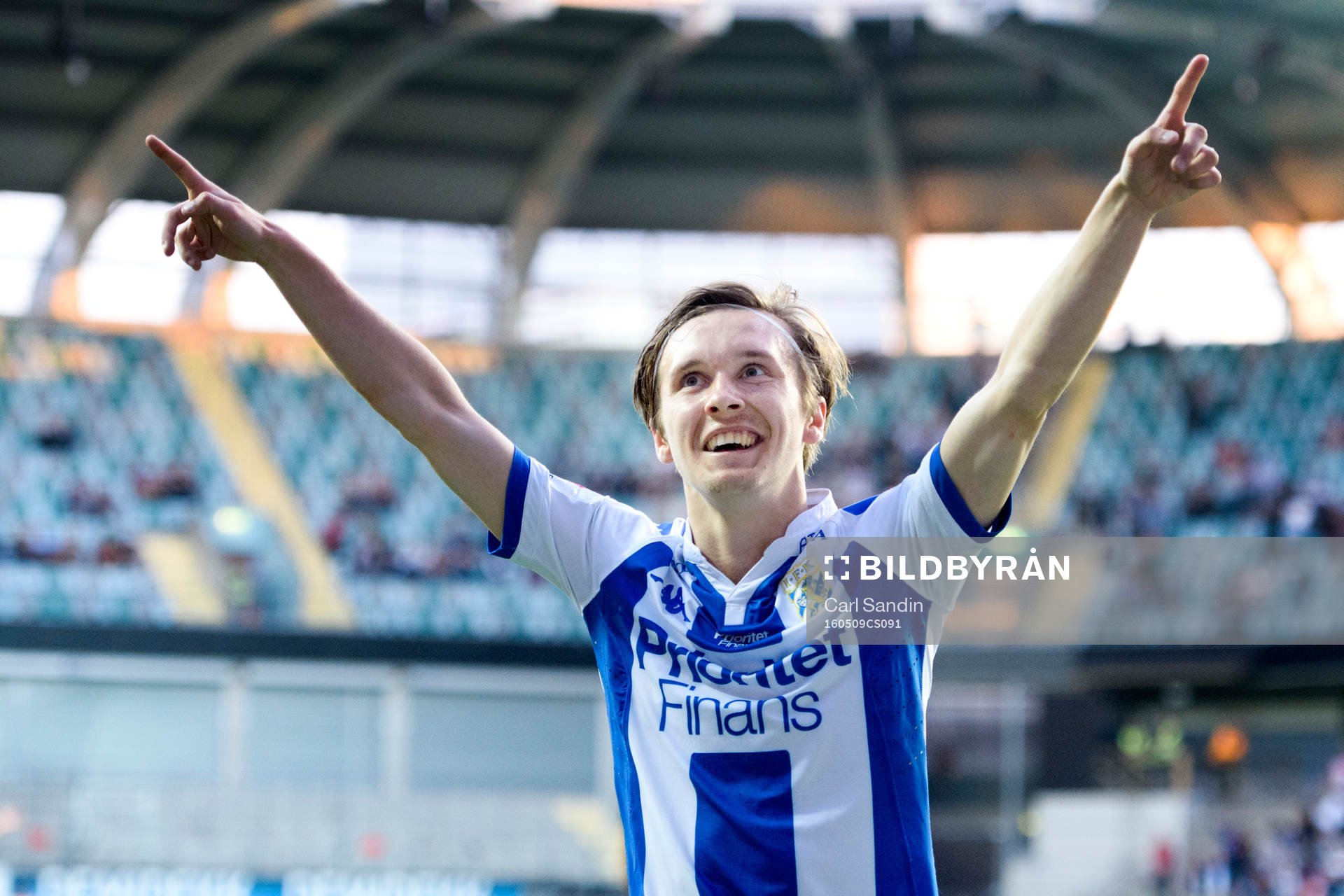 IFK Göteborgs Patrik Karlsson Lagemyr jublar