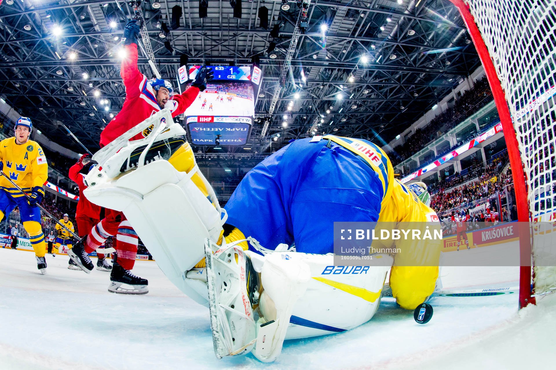 Tjeckiens Jan Kovar jublar