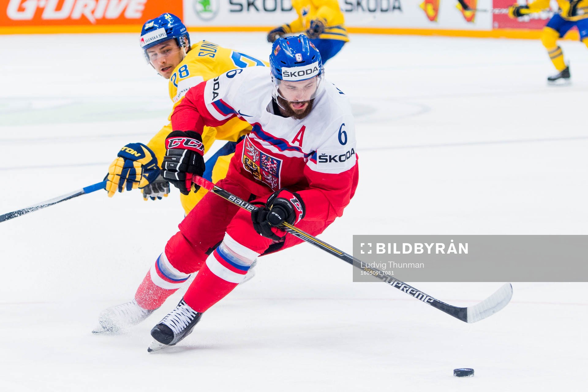 Sveriges Johan Sundström jagar Tjeckiens Michal Kempny