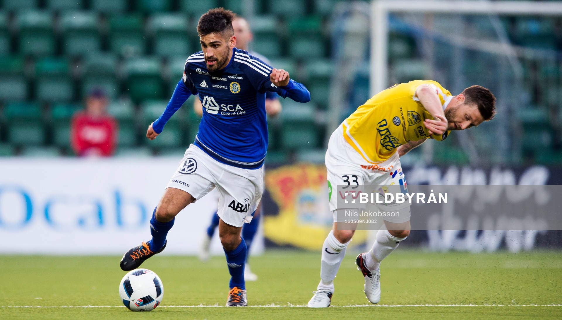 Sundsvalls Stefan Silva och Falkenbergs Tibor Joza