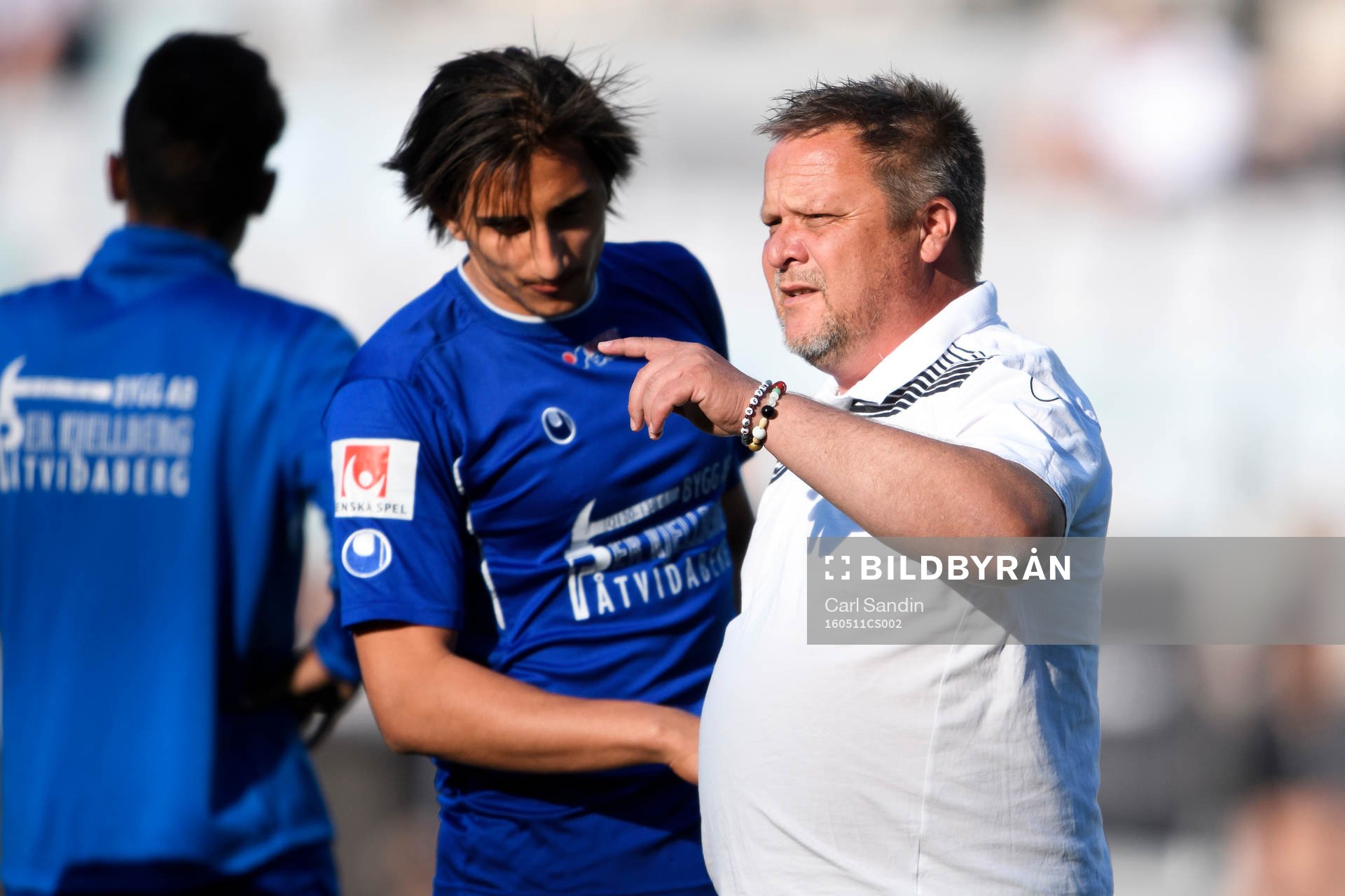 Åtvidabergs tränare Roar Hansen innan fotbollsmatchen i